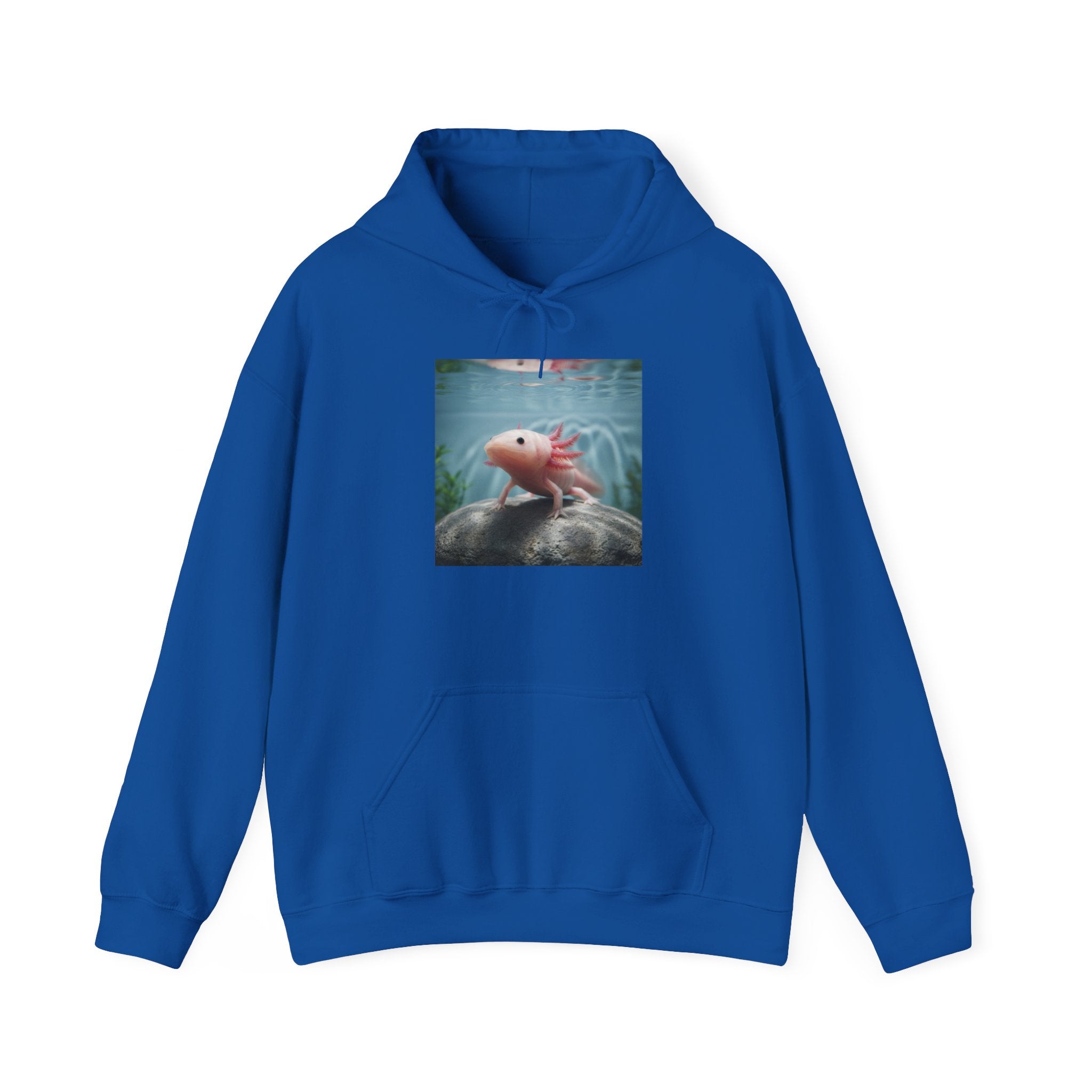 Axolotl Aquarium Hoodie — Axolotl Illustration Sweatshirt