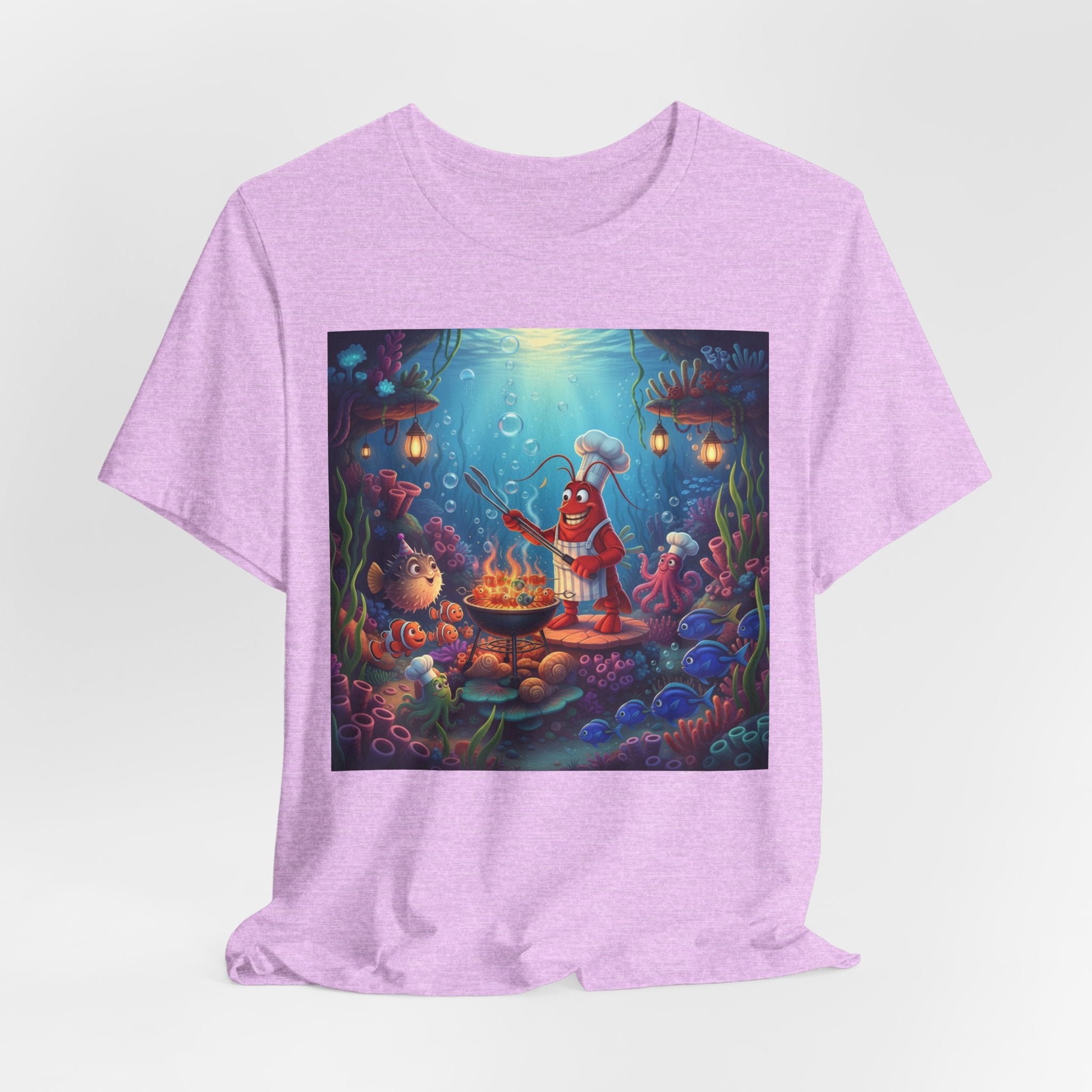 Underwater Creature Scene T-Shirt — Sea Creature Party Tee
