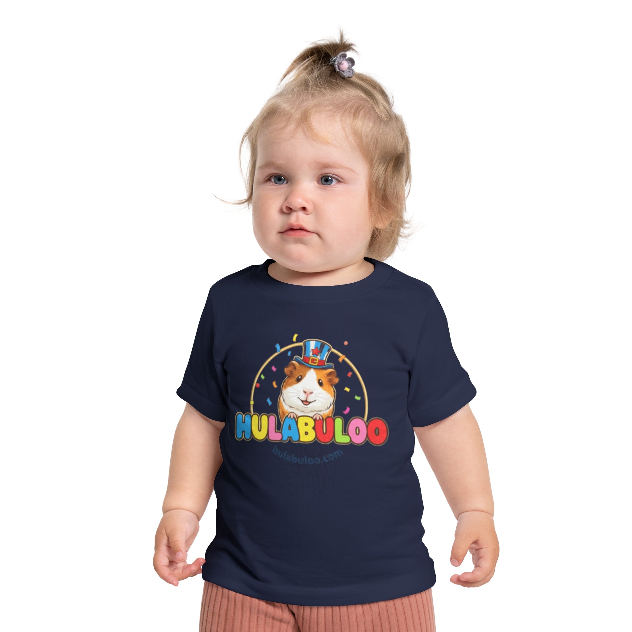Baby T-Shirt — Colorful Cute 'HULABULOO' Chester Graphic Tee