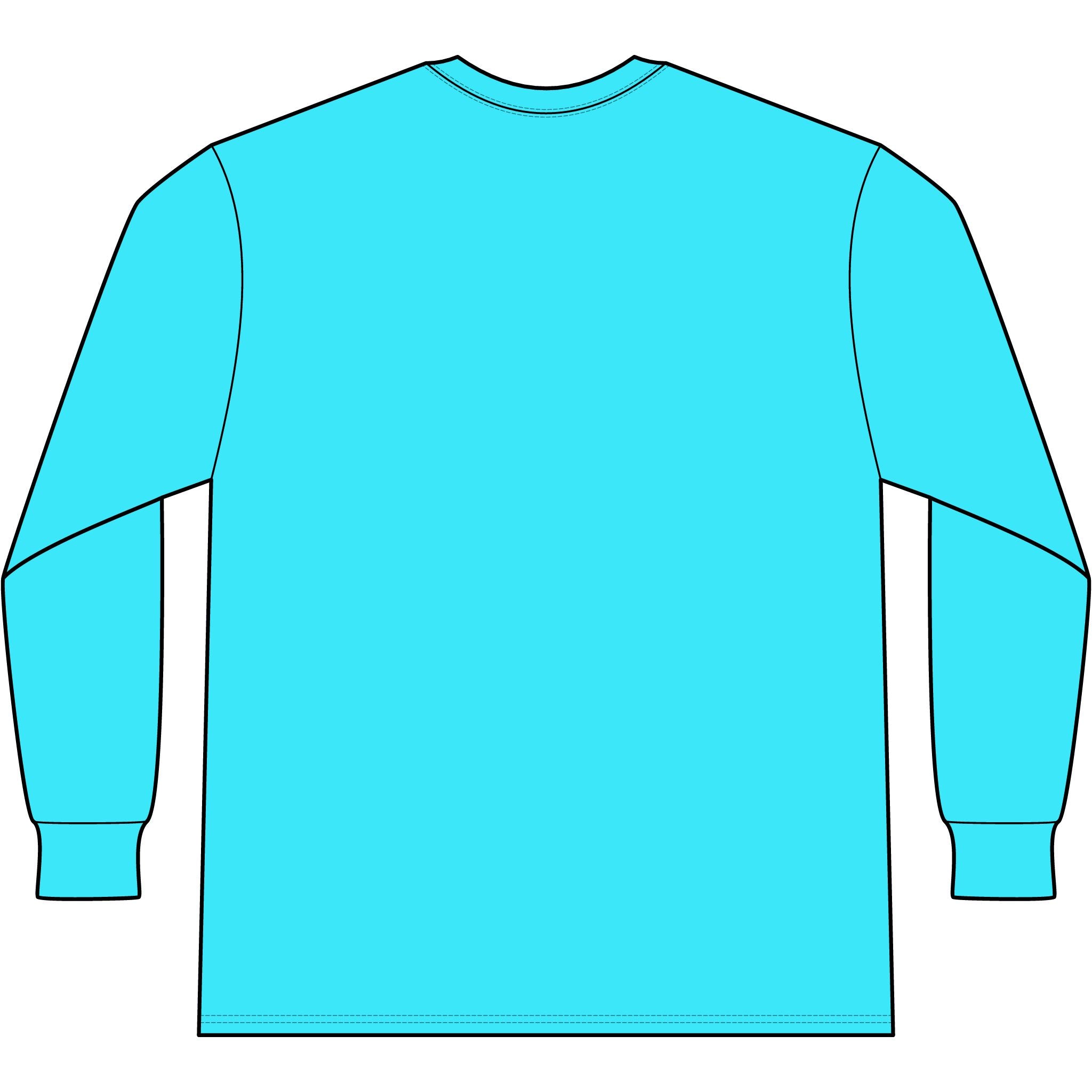 Lake Michigan Tie-Dye Long Sleeve Tee — Retro Sunset Beach Graphic