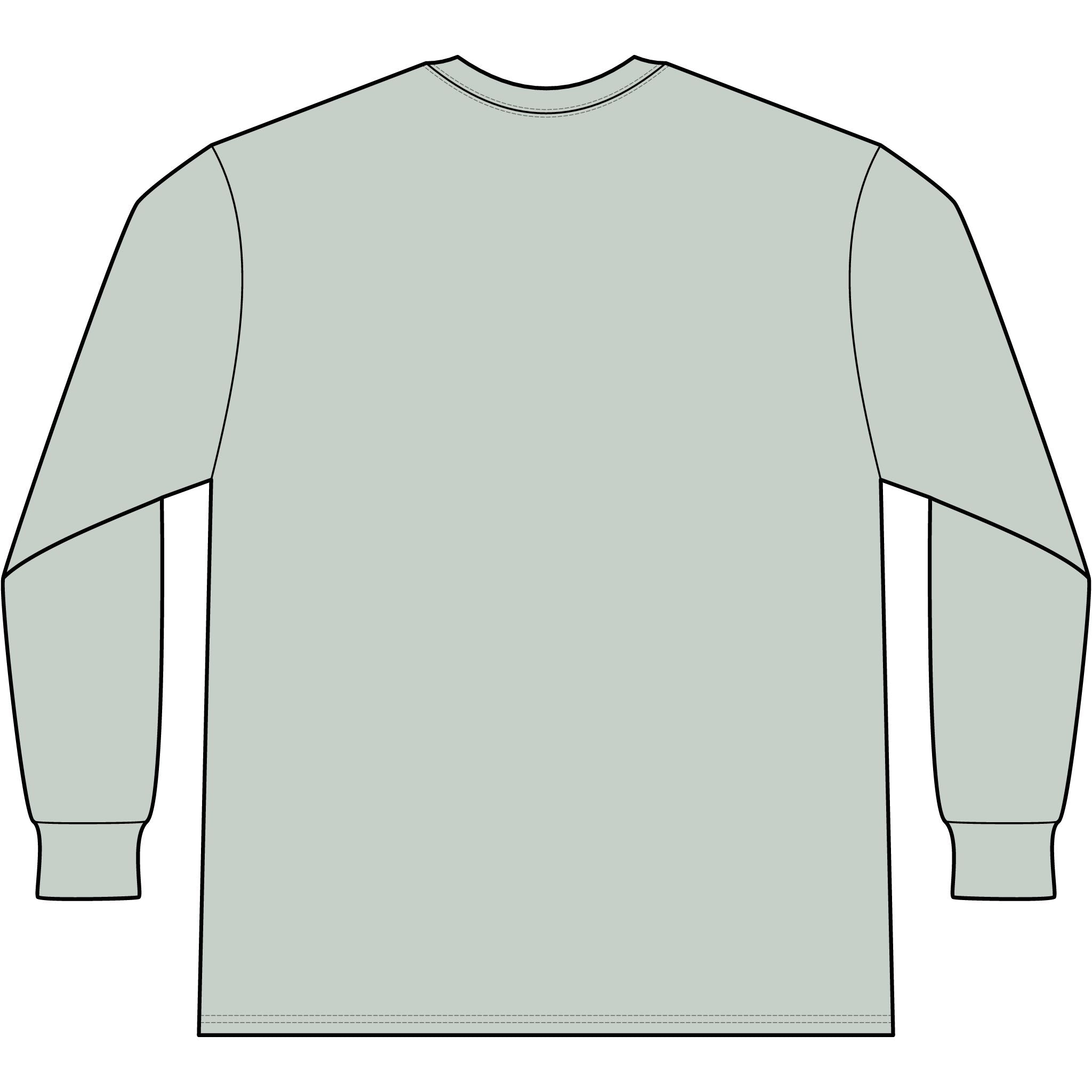 Lake Michigan Tie-Dye Long Sleeve Tee — Retro Sunset Beach Graphic