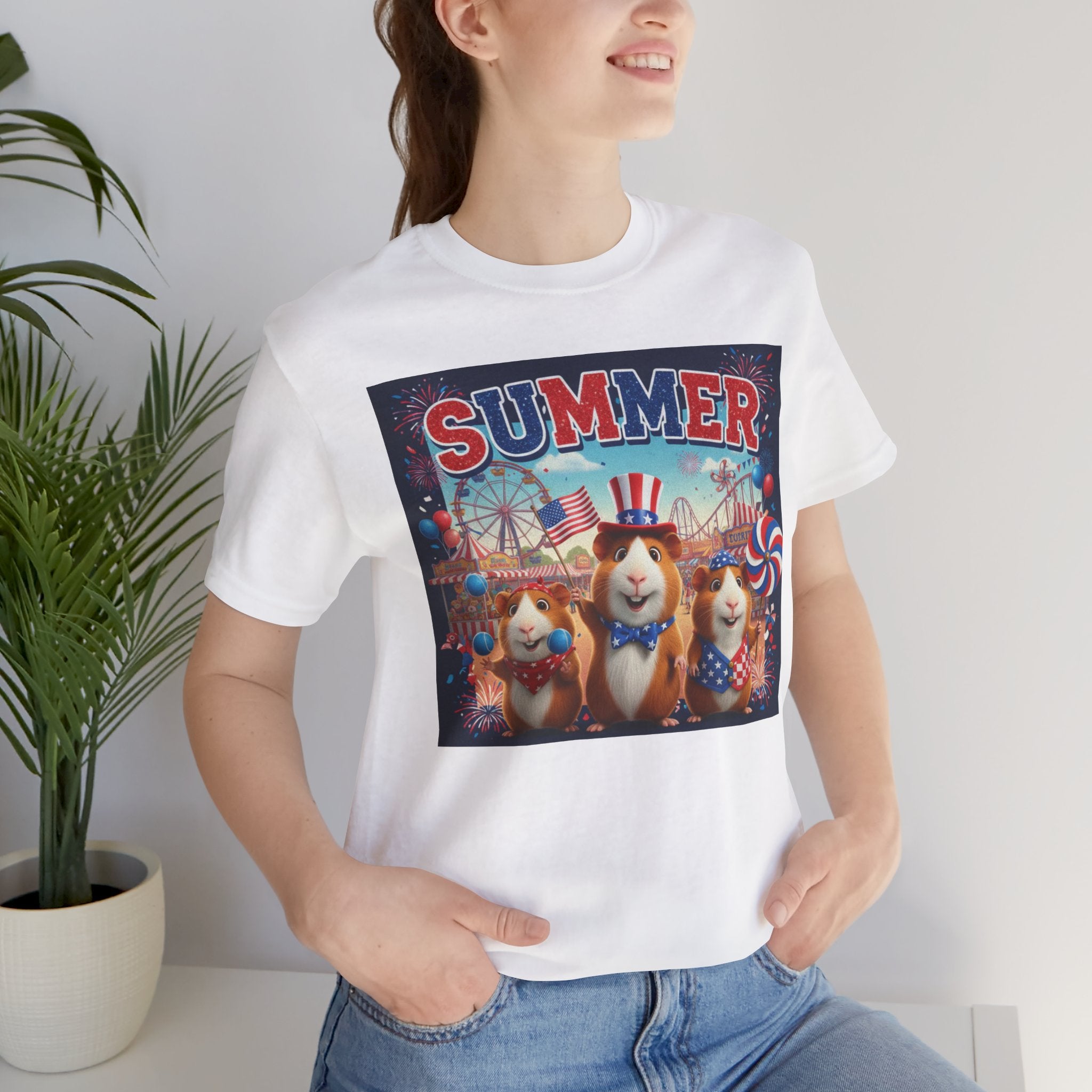 Guinea Pigs — Patriotic Summer Fair — T-Shirt