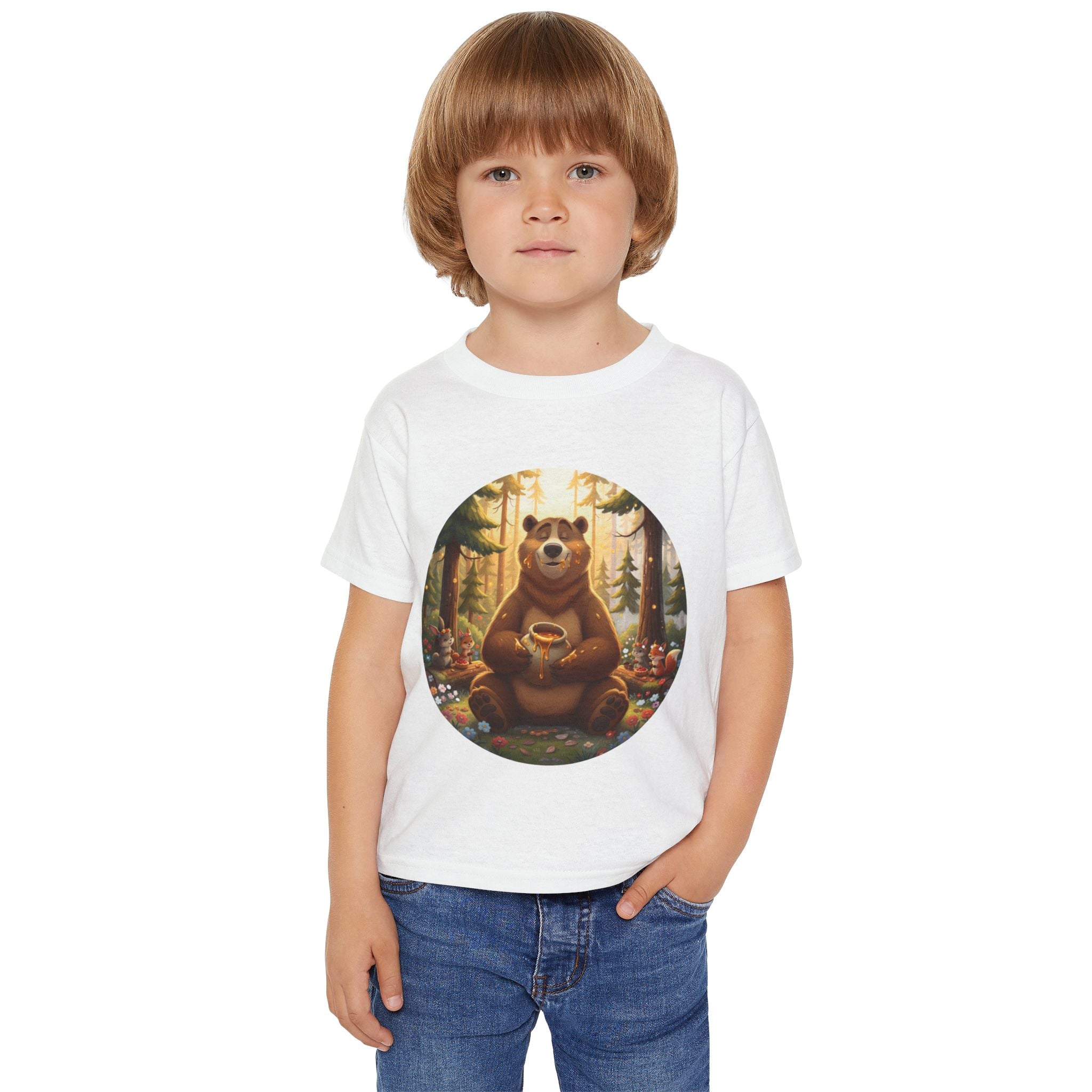Hulabuloo — Bear — Forest Party Toddler T-Shirt