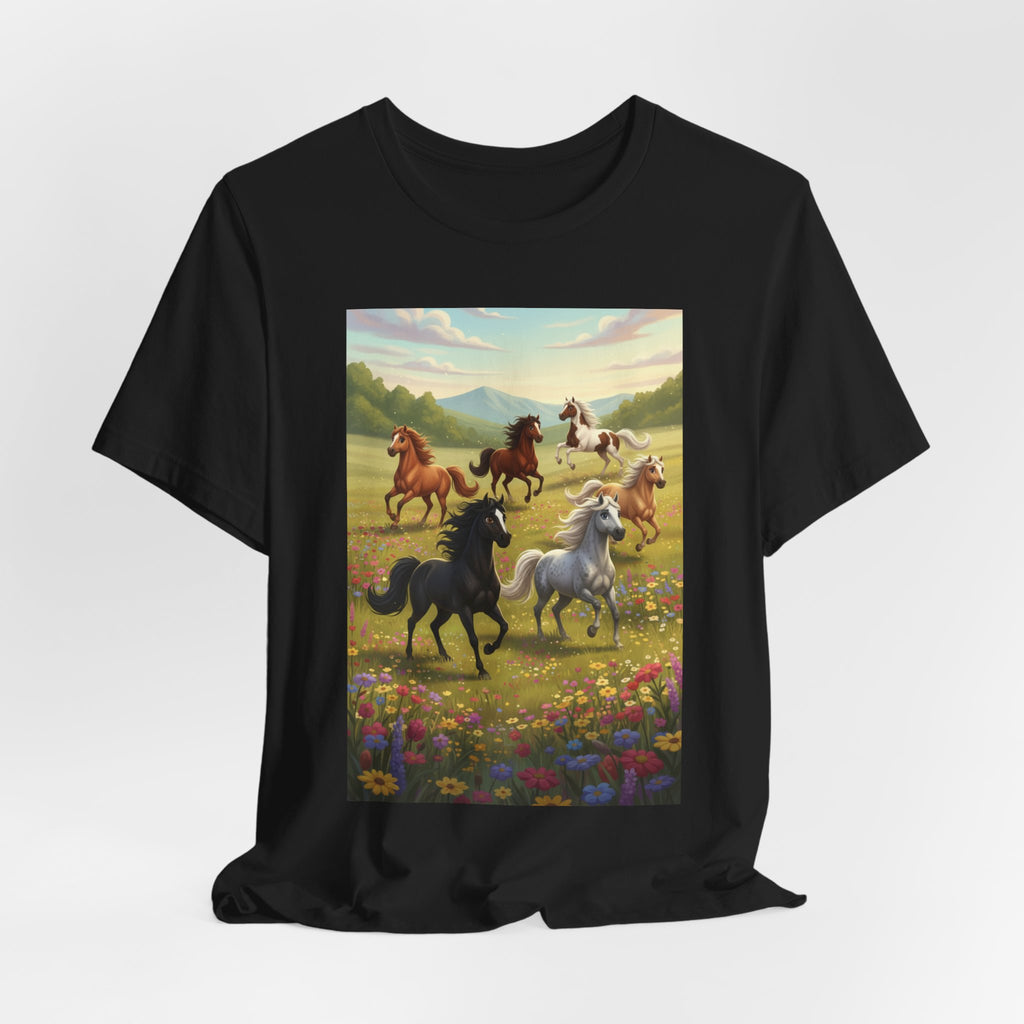 Horse — Kiger Mustang — Meadow Herd — T-Shirt