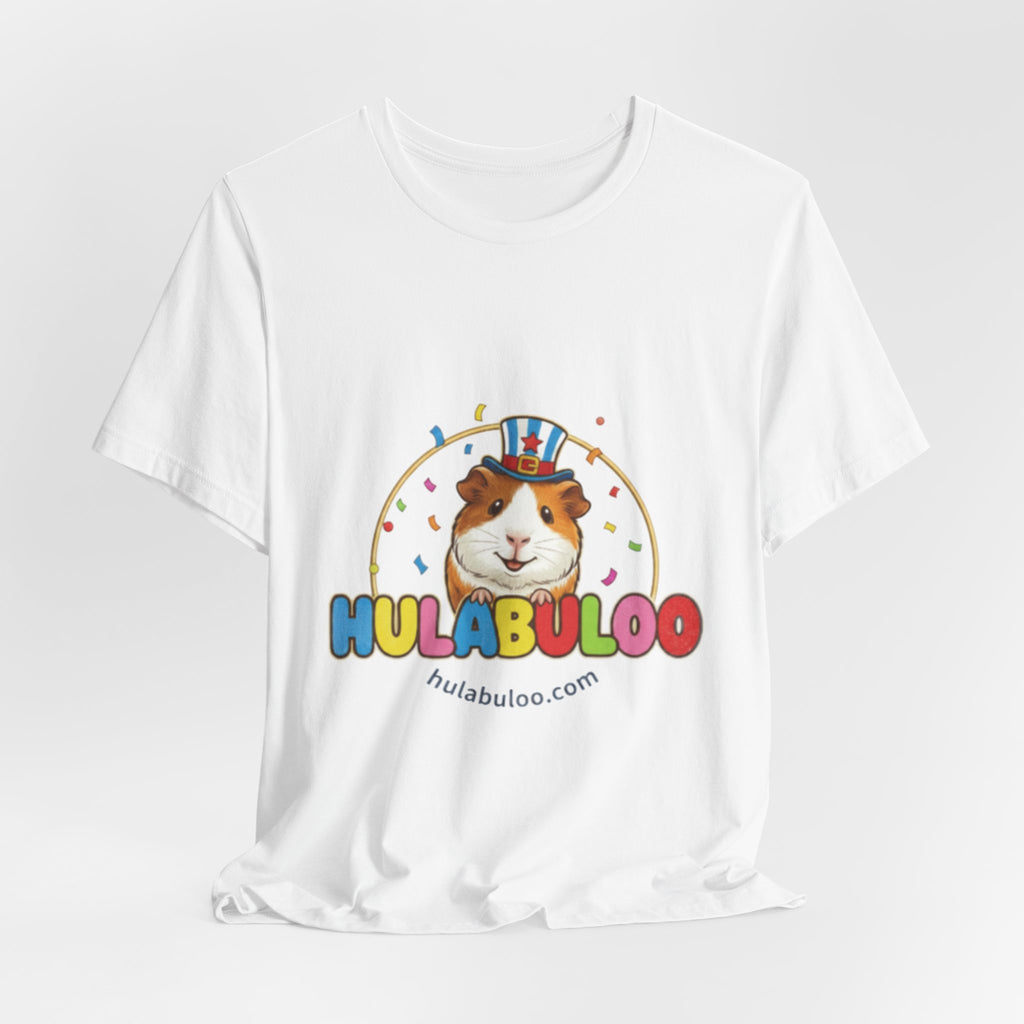 Guinea Pig Logo Tee — Hulabuloo Cute Pet Graphic T-Shirt
