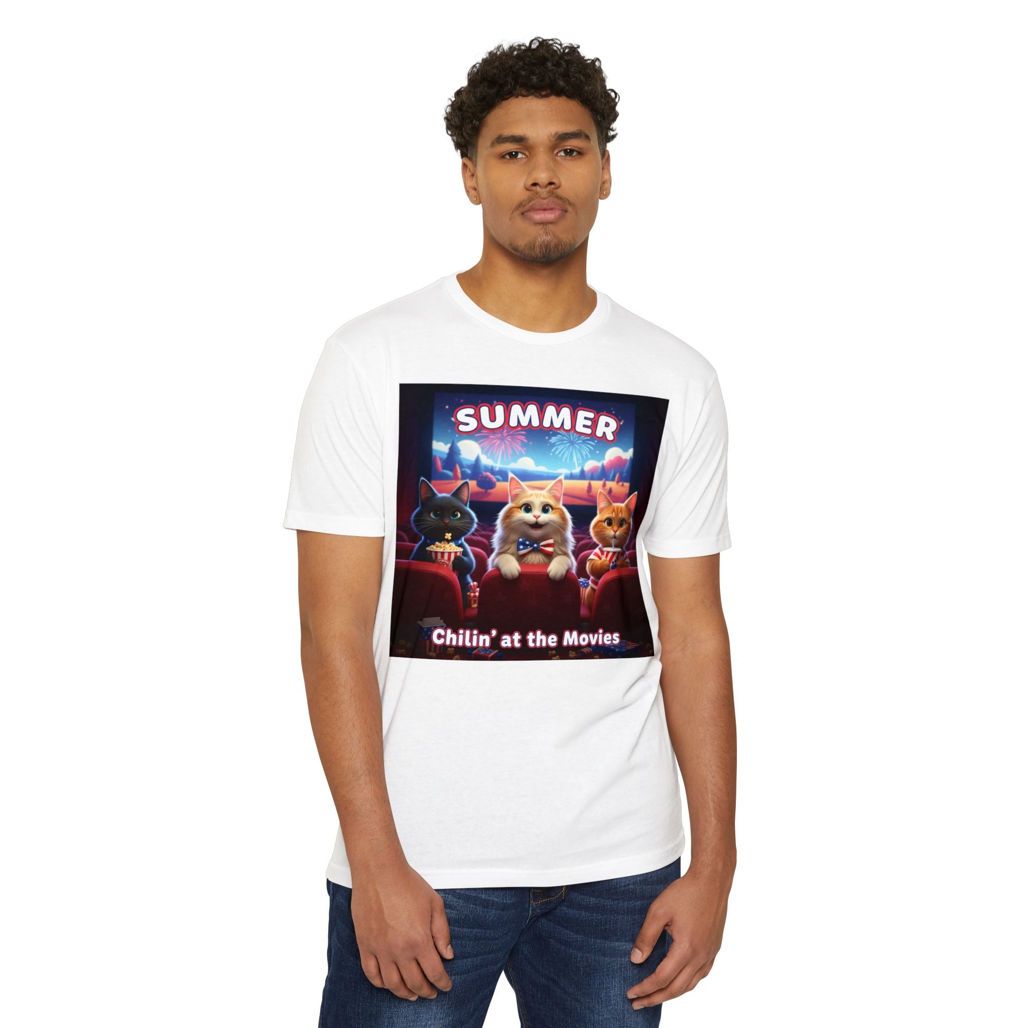 Kitties — Chillin' at the Movies — T-Shirt