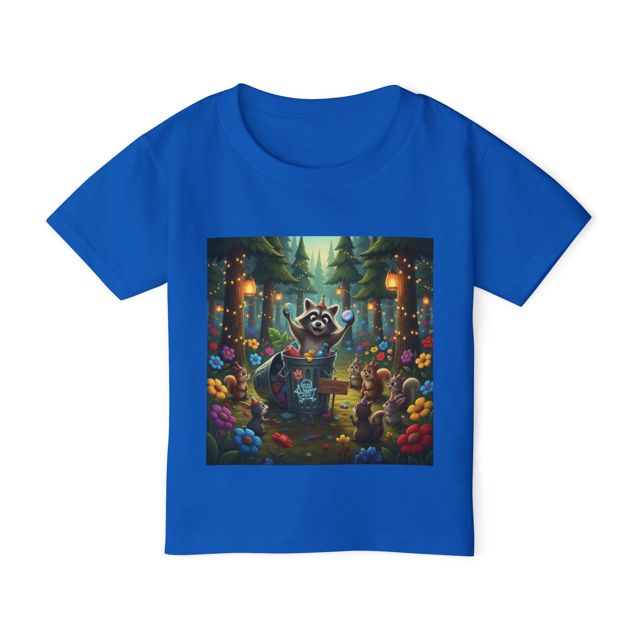 Hulabuloo — Raccoon — Forest Party Toddler T-Shirt