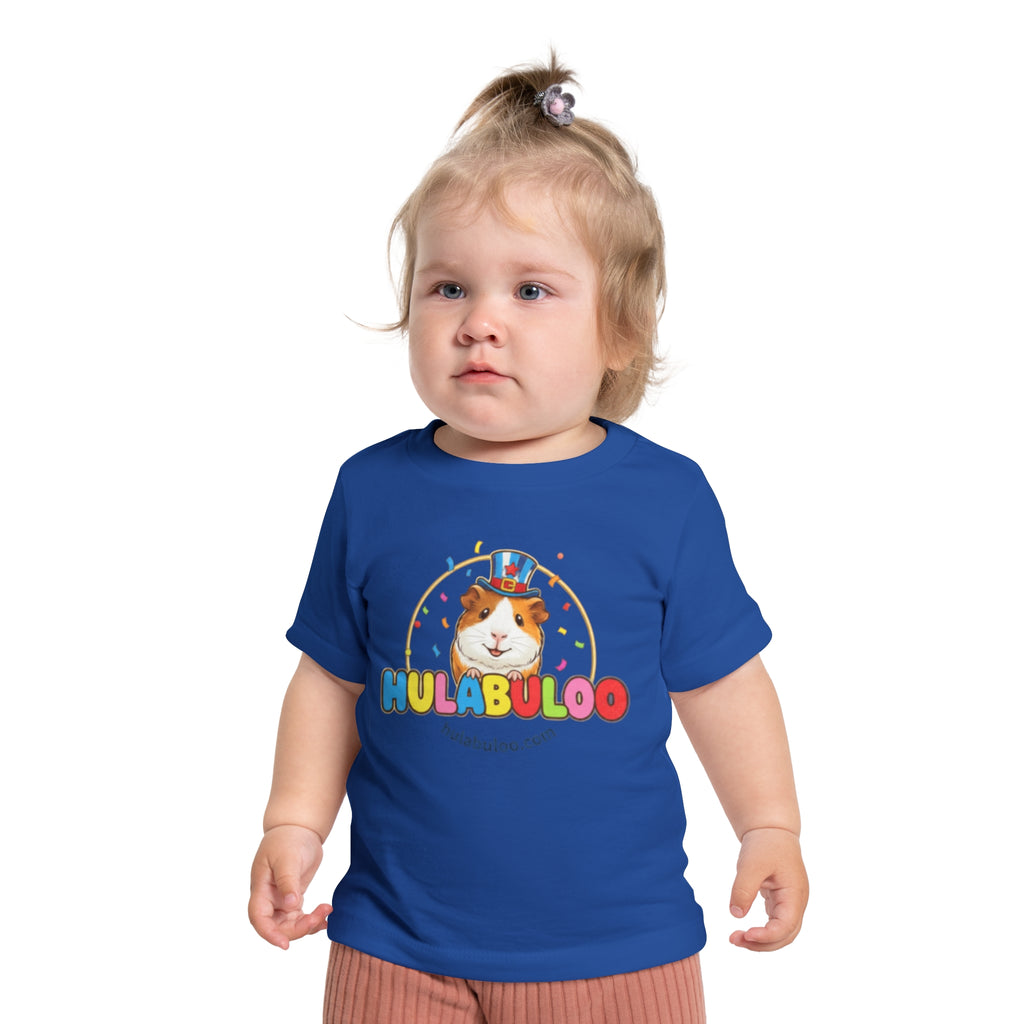 Baby T-Shirt — Colorful Cute 'HULABULOO' Chester Graphic Tee