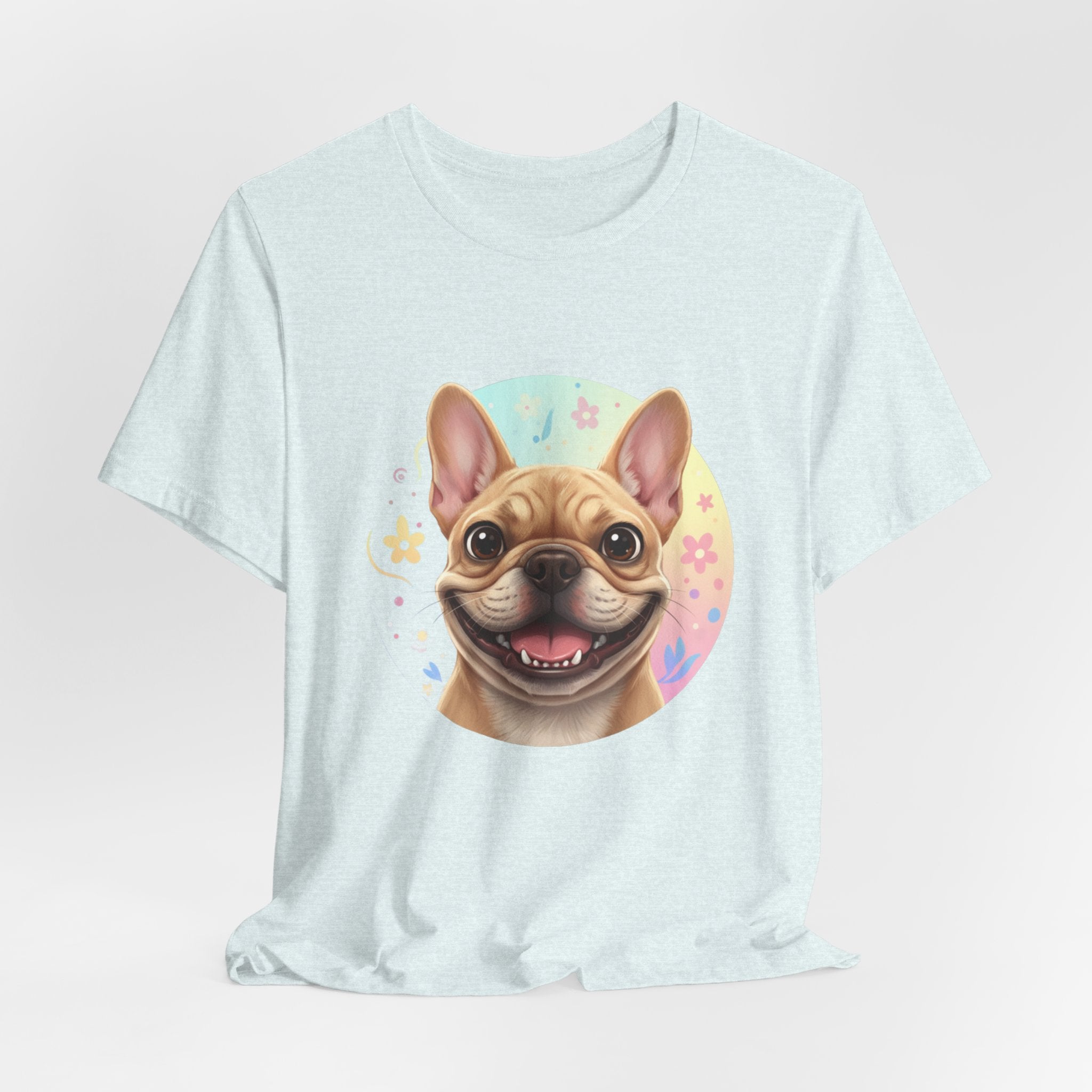 French Bulldog Smile T-Shirt — Cute Happy Dog Graphic Tee