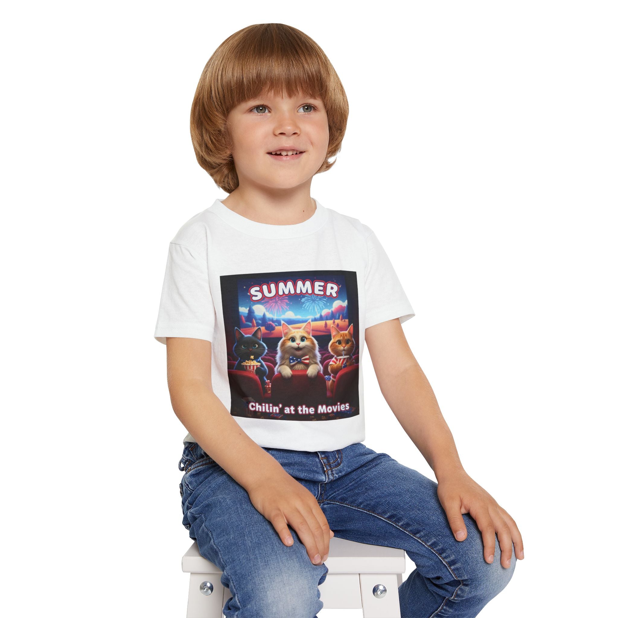 Kitties — Chillin' at the Movies — Toddler T-Shirt