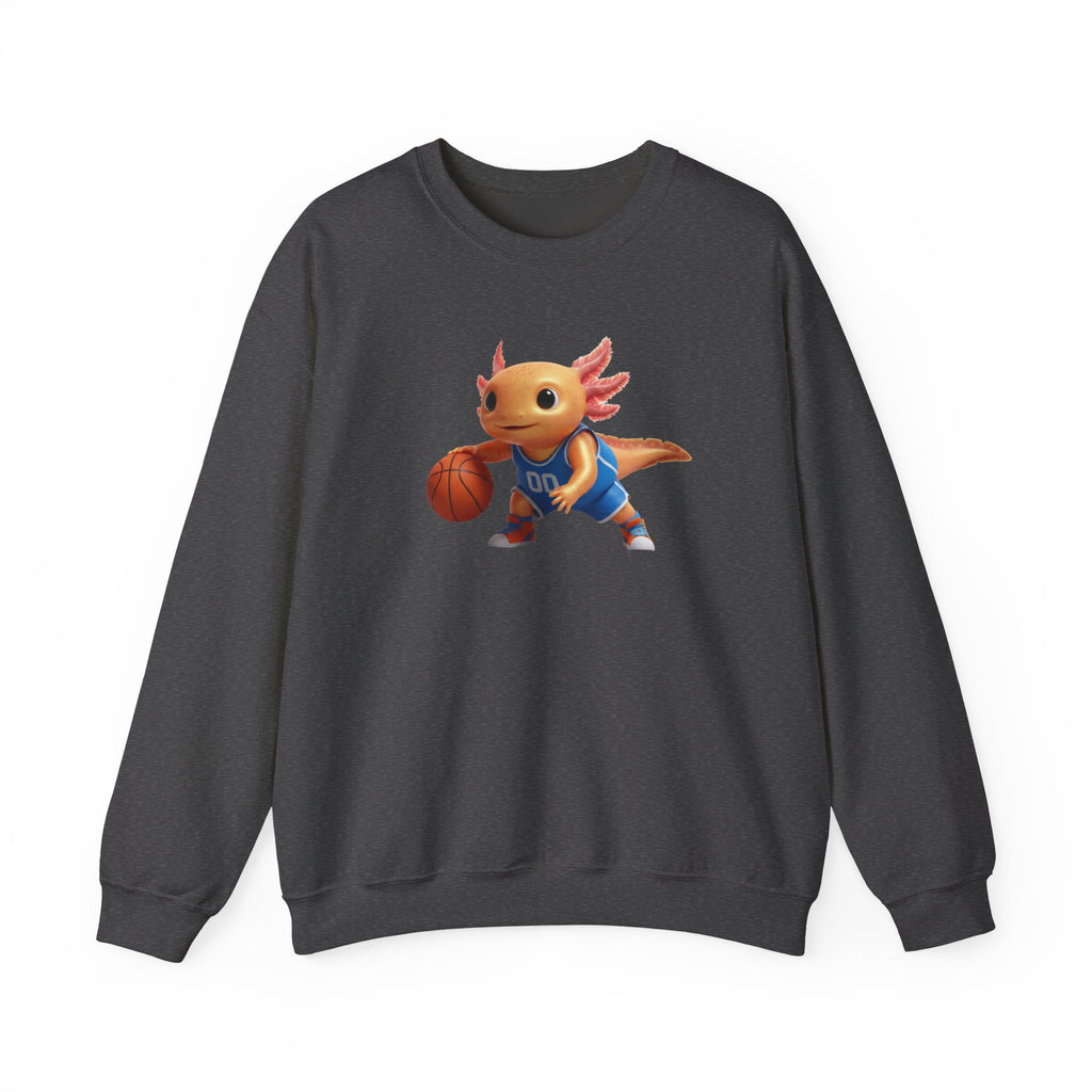 Axolotl Basketball Crewneck Sweatshirt