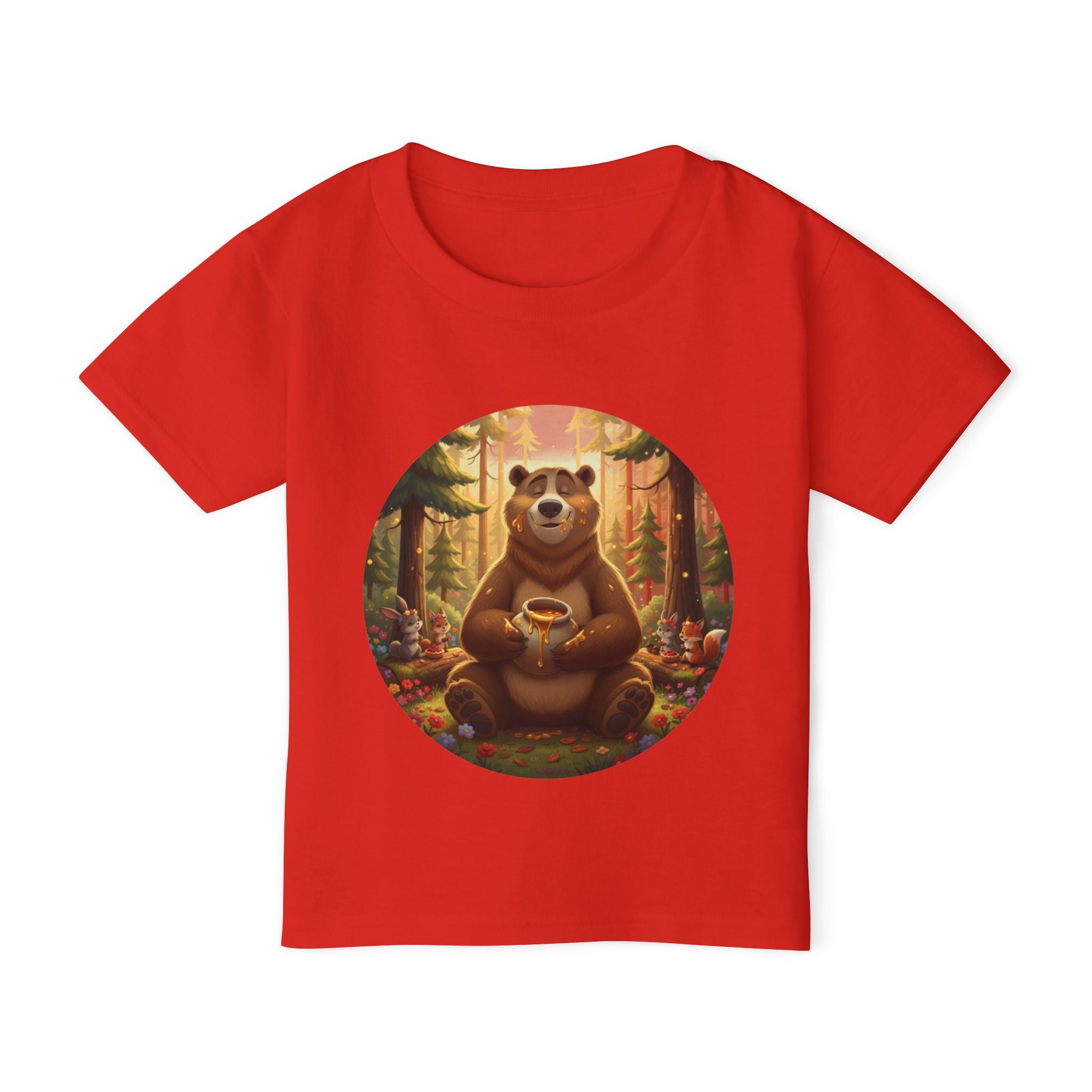 Hulabuloo — Bear — Forest Party Toddler T-Shirt
