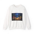 Camping Corgis Campfire Crewneck Sweatshirt – Night Forest Tents & Cozy Friends Design