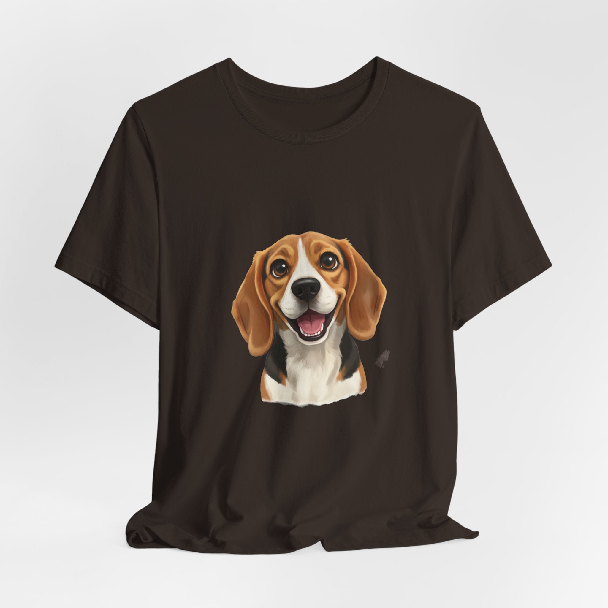 Beagle Portrait T‑Shirt — Cute Happy Dog Tee for Pet Lovers