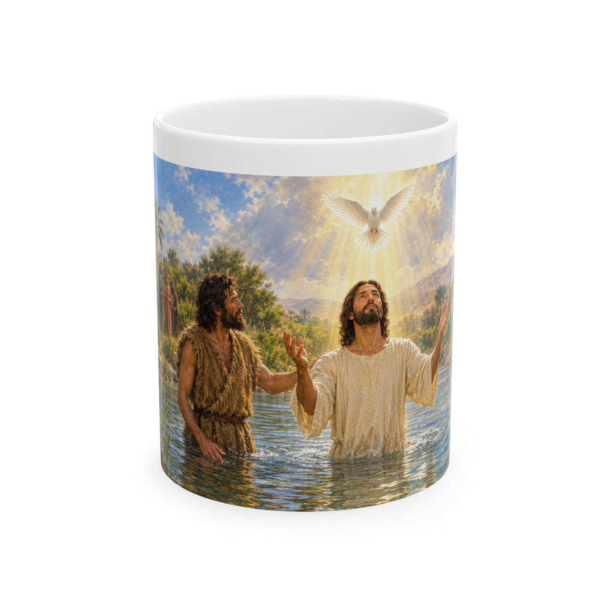 Hulabuloo — Baptism of Jesus — Bible Ceramic Mug