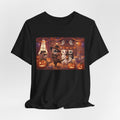 Ferrets Halloween Party & Pumpkins T‑Shirt