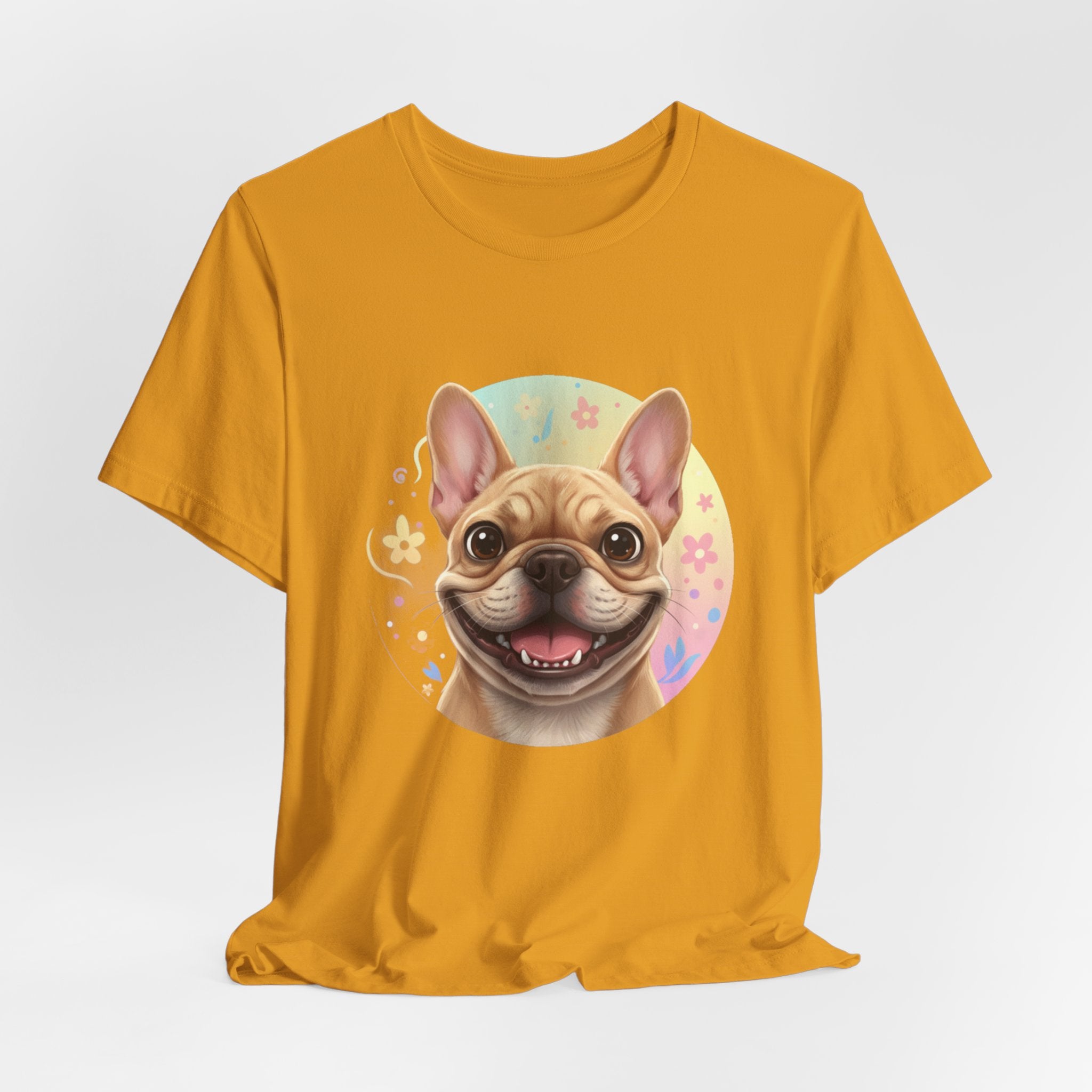 French Bulldog Smile T-Shirt — Cute Happy Dog Graphic Tee