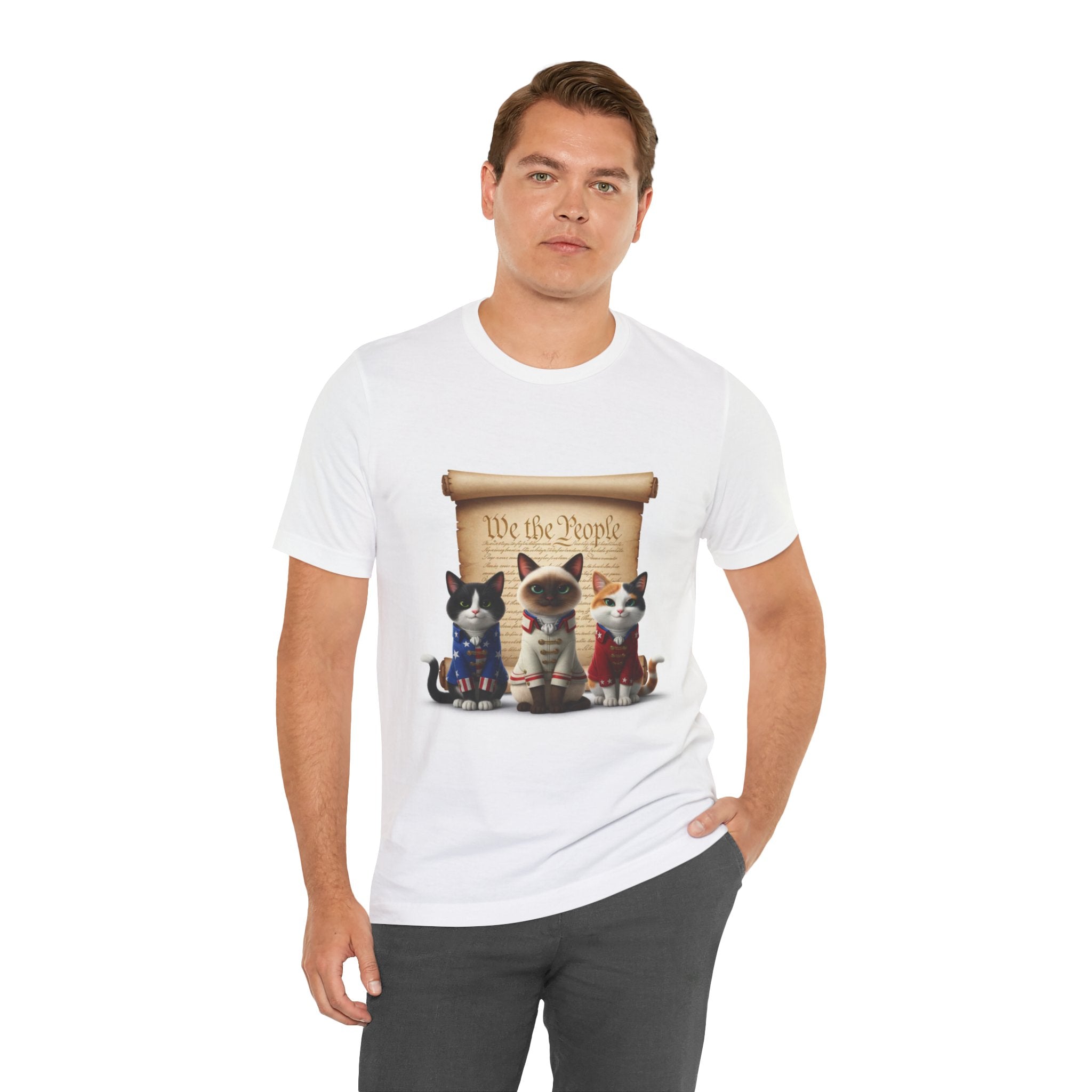 We the People Cats Patriotic T-Shirt