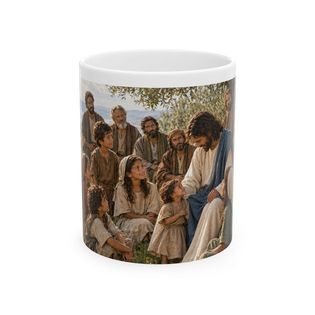 Hulabuloo — Jesus with Children — Bible Ceramic Mug