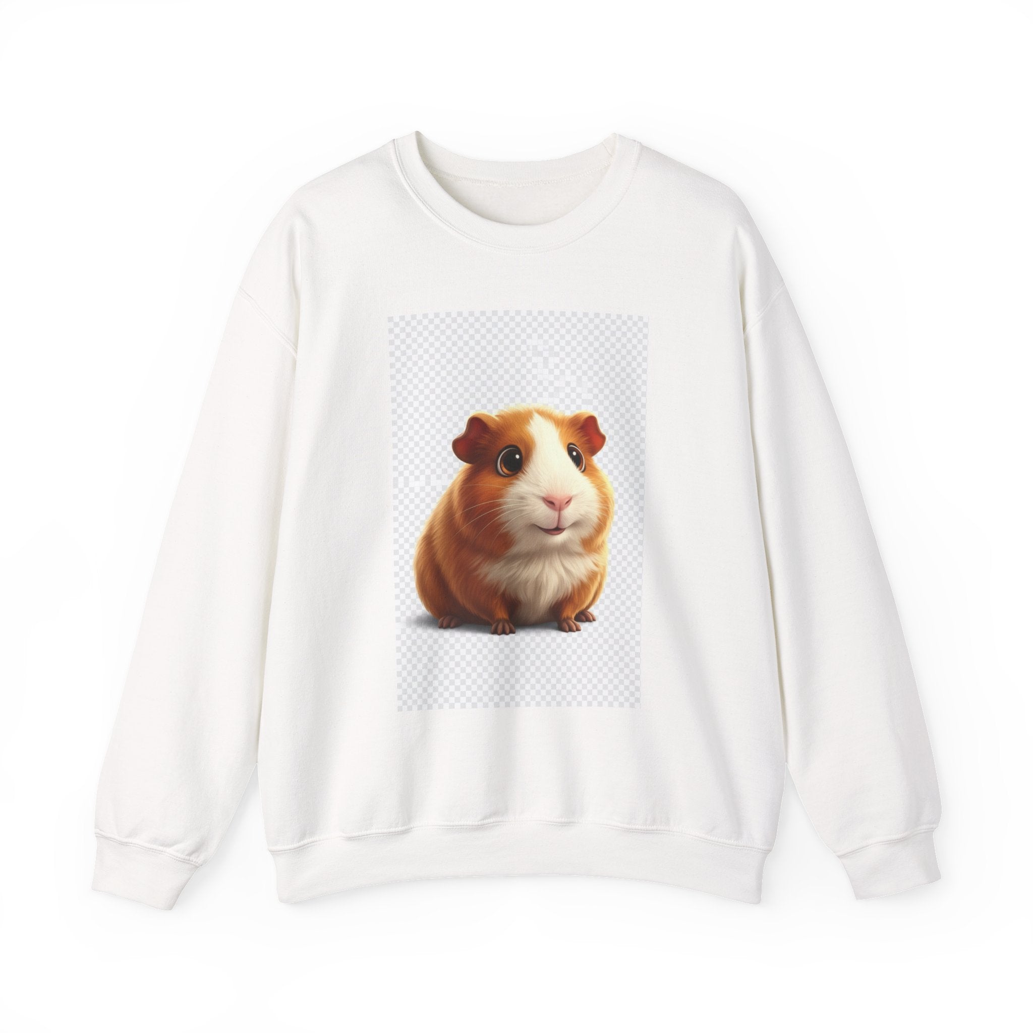 Guinea Pig Crewneck Sweatshirt — Adorable Small Pet Graphic Pullover
