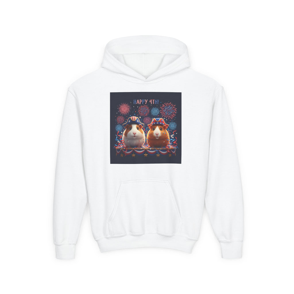 Guinea Pigs — Patriotic Fireworks — Youth Hoodie