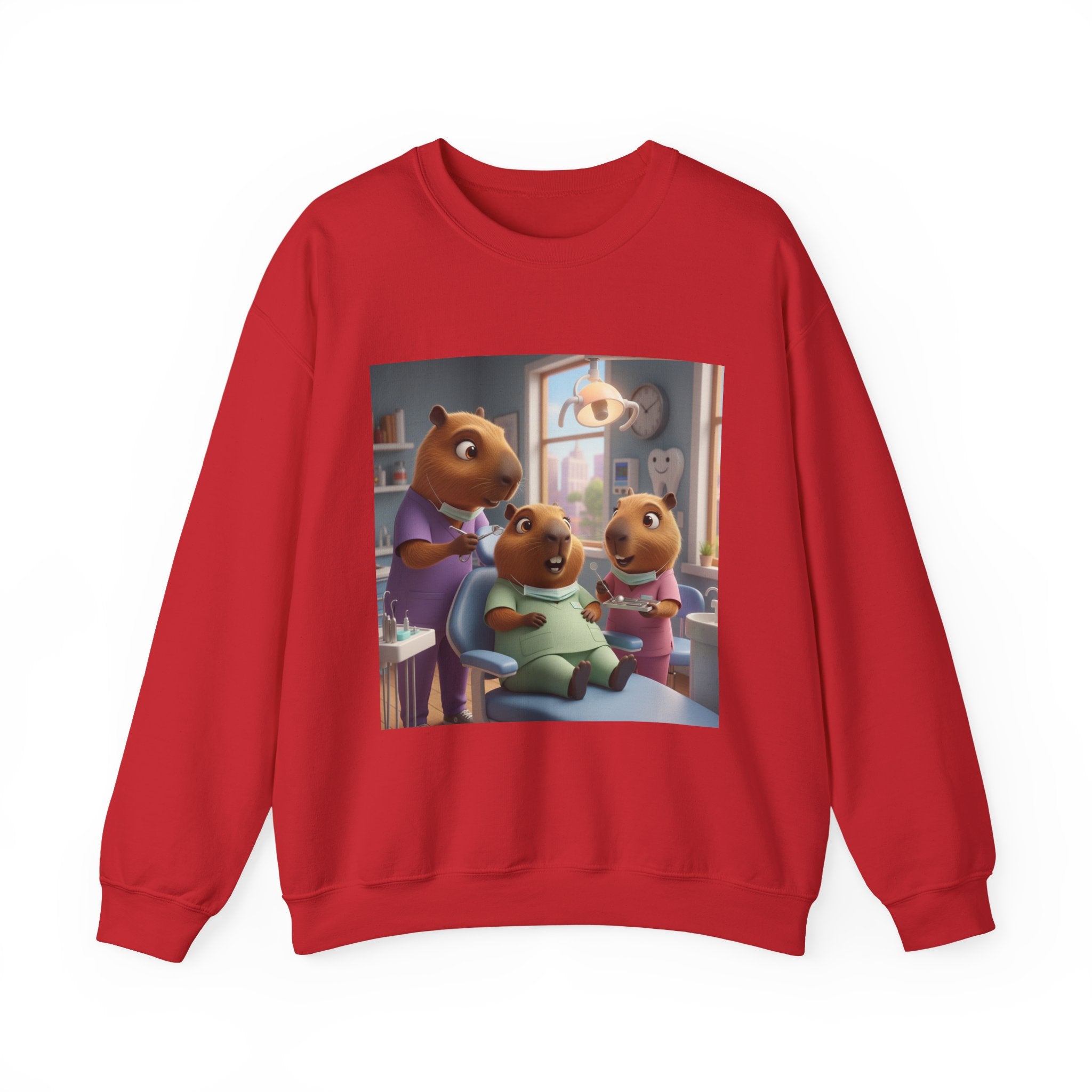 Capybara Dental Checkup Sweatshirt