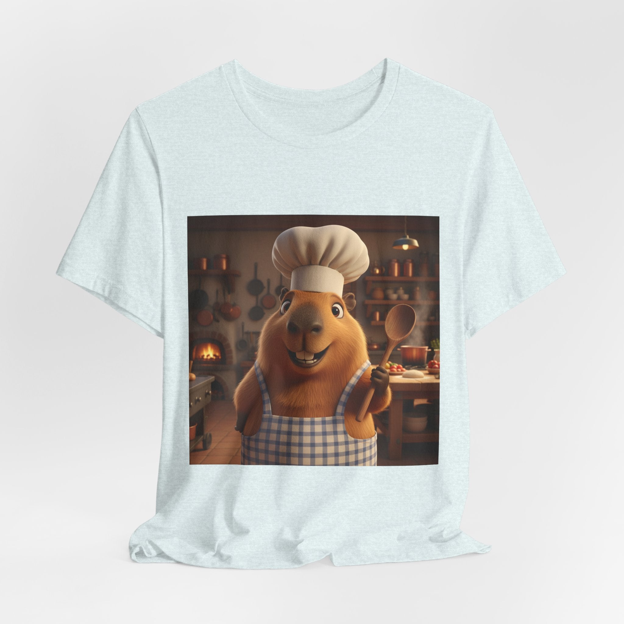 Capybara Chef T‑Shirt — Cute Capybara Chef Cooking Kitchen Tee
