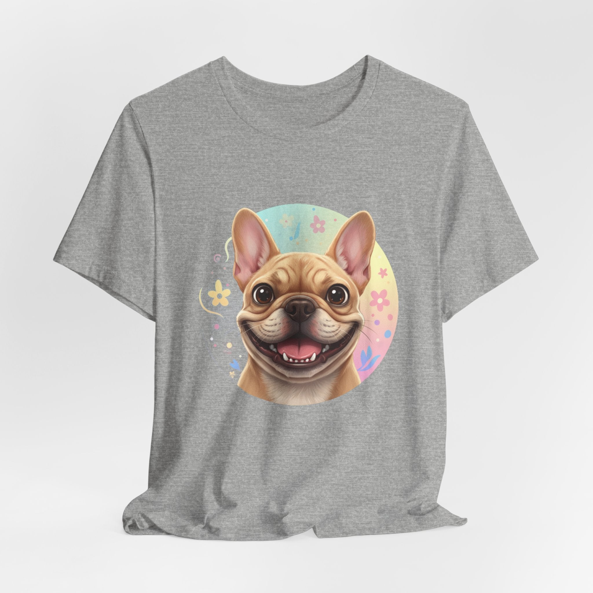 French Bulldog Smile T-Shirt — Cute Happy Dog Graphic Tee