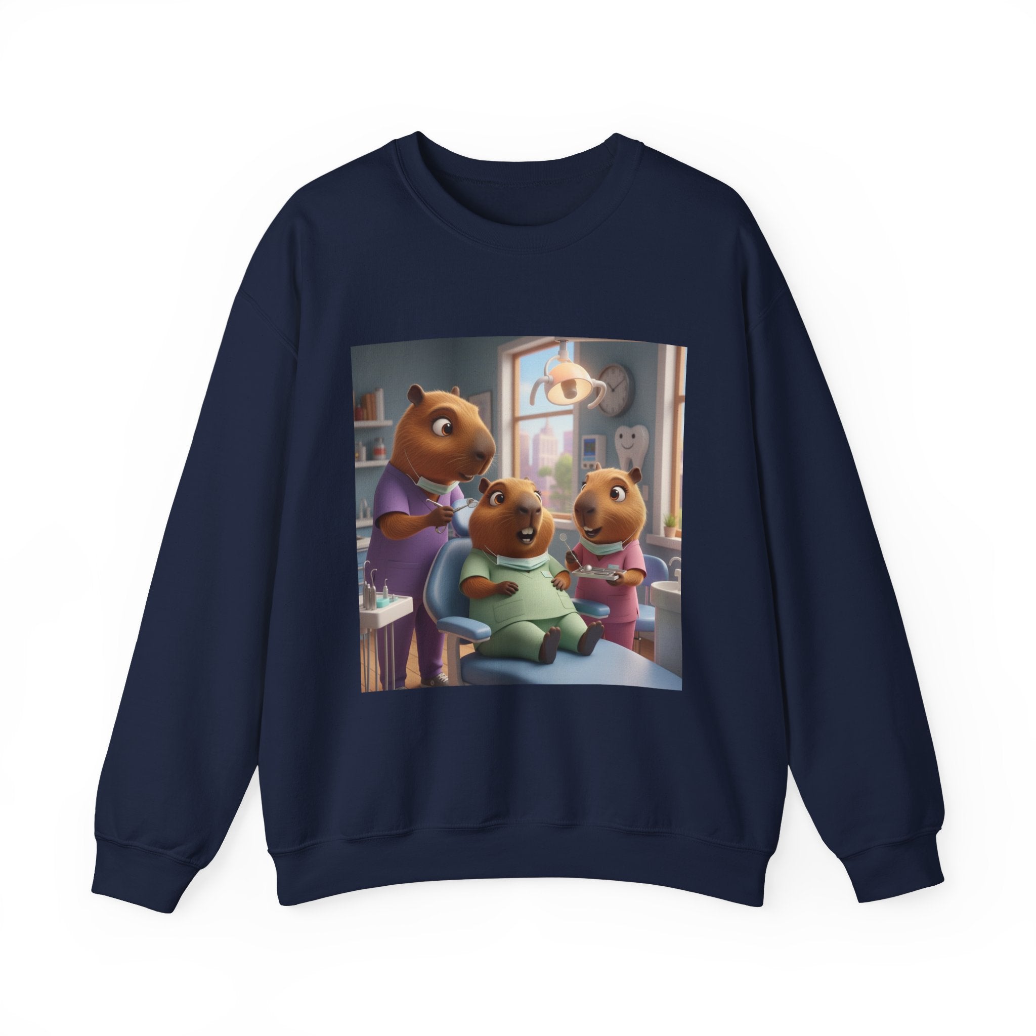 Capybara Dental Checkup Sweatshirt