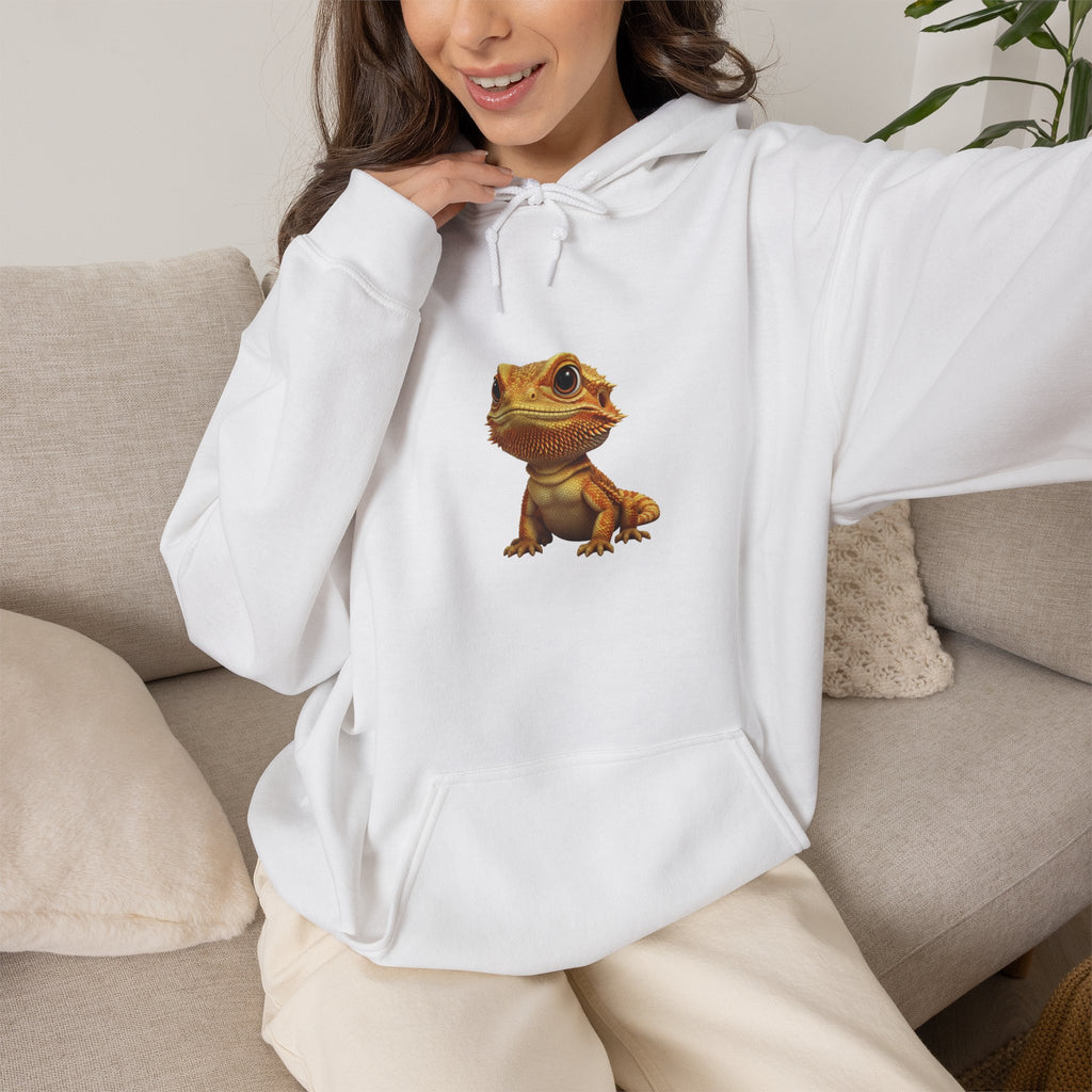 Bearded Dragon Hoodie — Cute Baby Reptile Graphic Sweatshirt