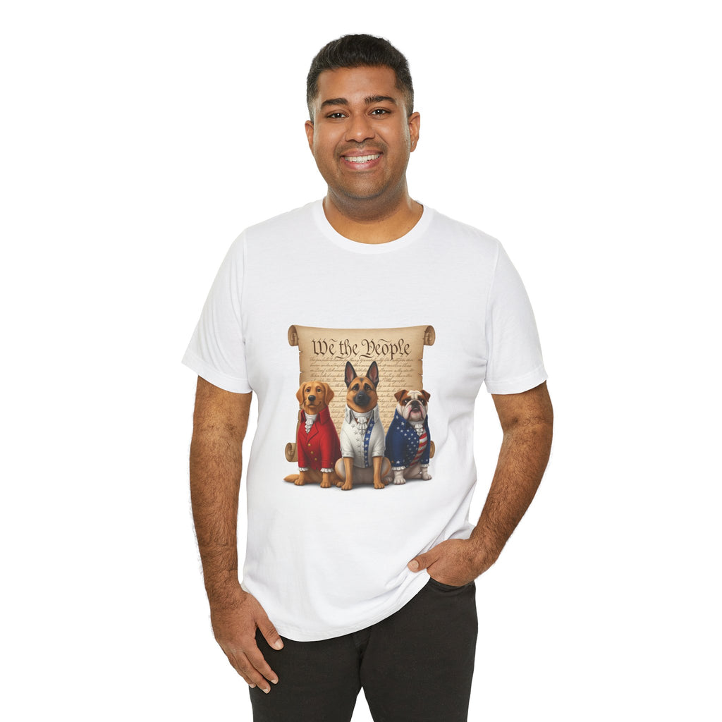 Patriotic 'We the People' Dogs Tee