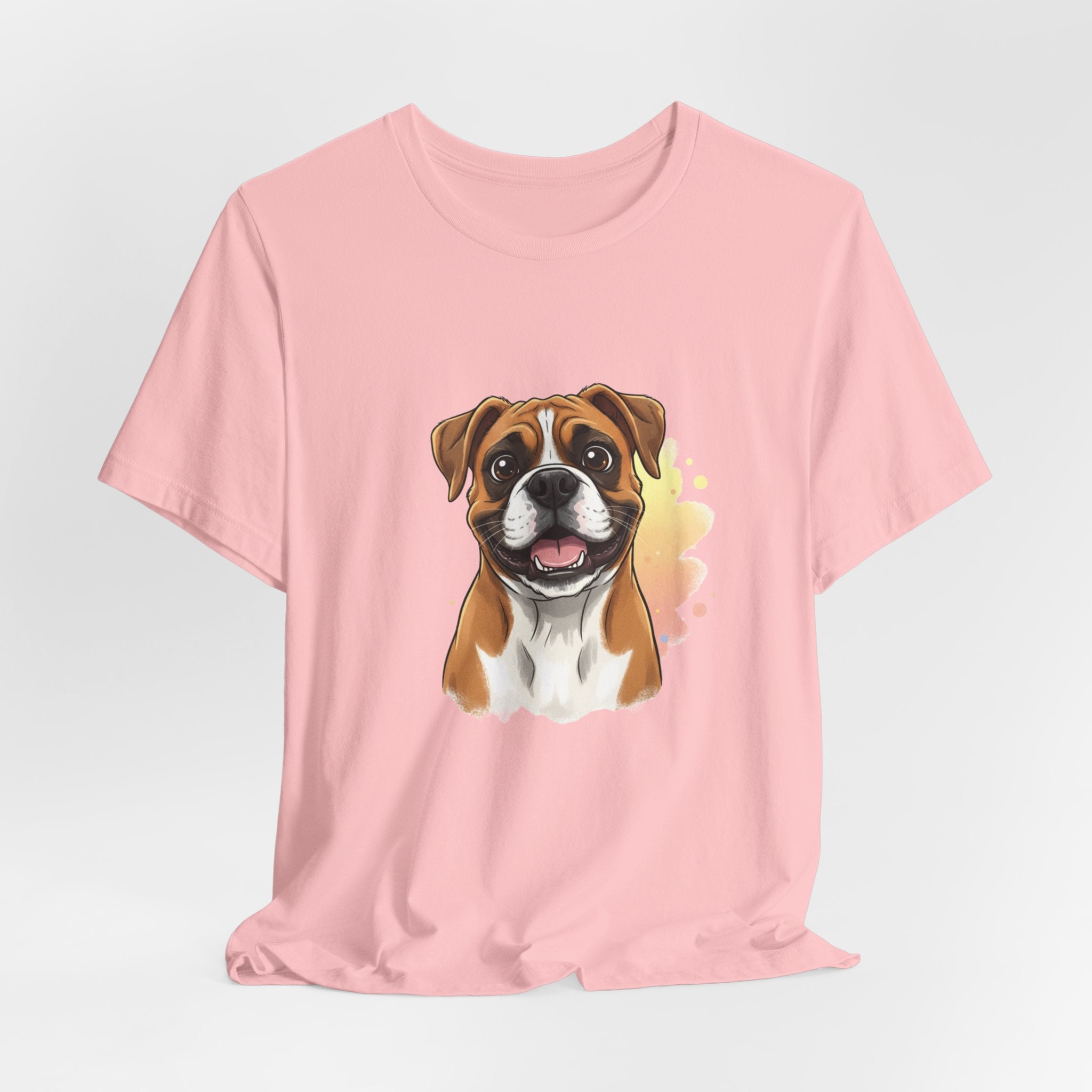 Boxer Dog T-Shirt — Cute Happy Boxer Portrait Tee