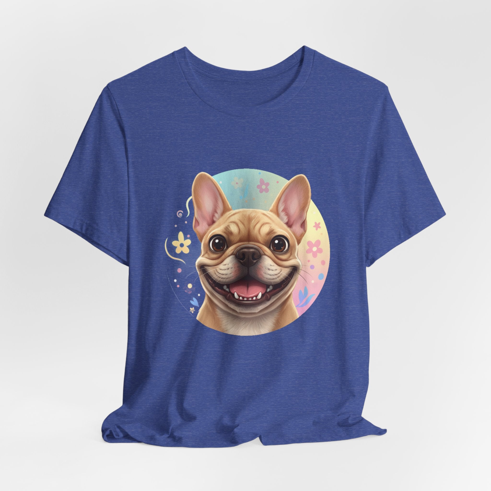 French Bulldog Smile T-Shirt — Cute Happy Dog Graphic Tee