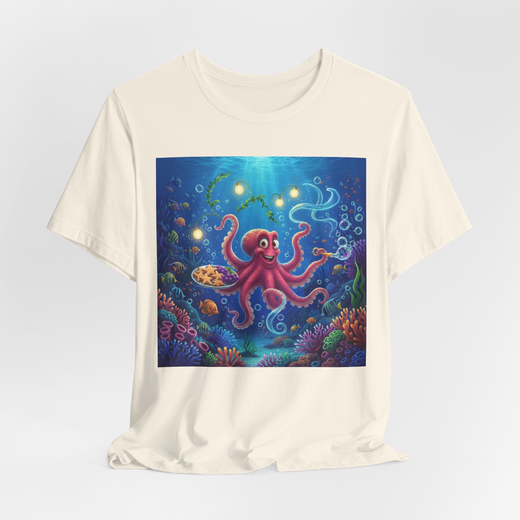 Octopus Ocean Tee — Colorful Underwater Sea Life T-Shirt