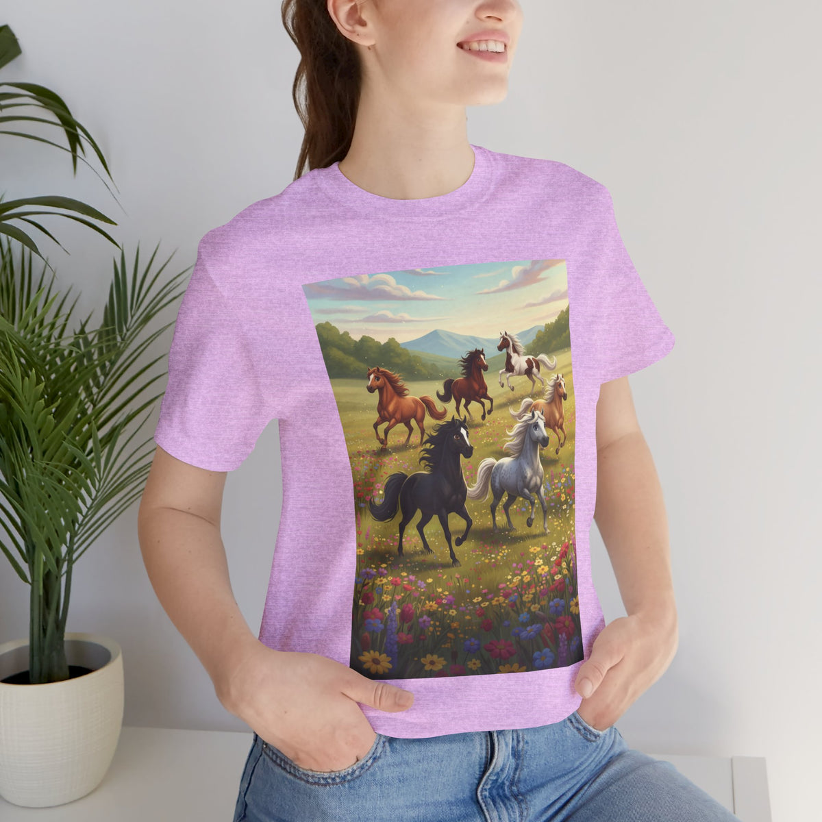 Horse — Kiger Mustang — Meadow Herd — T-Shirt