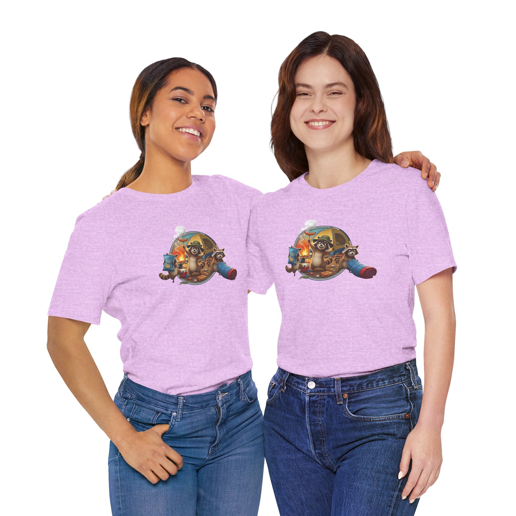 Raccoon Raiding the Camp Graphic Tee