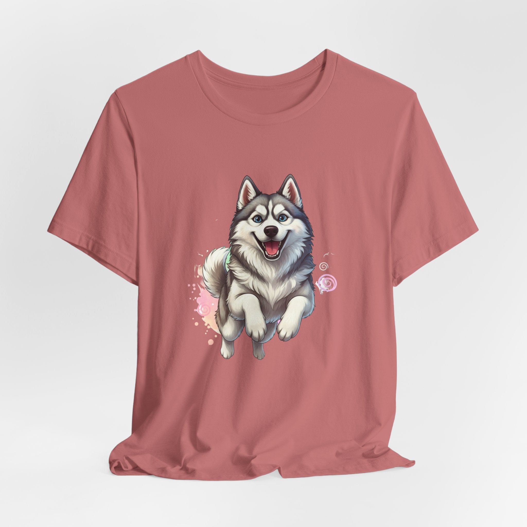 Husky T‑Shirt — Cute Alaskan Malamute Dog Tee