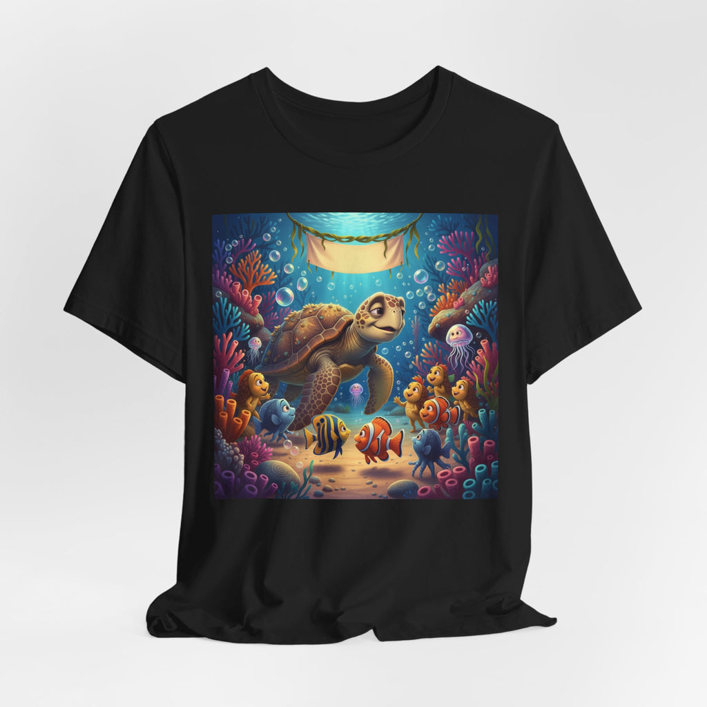 Sea Turtle Ocean Life T‑Shirt — Colorful Underwater Reef Tee