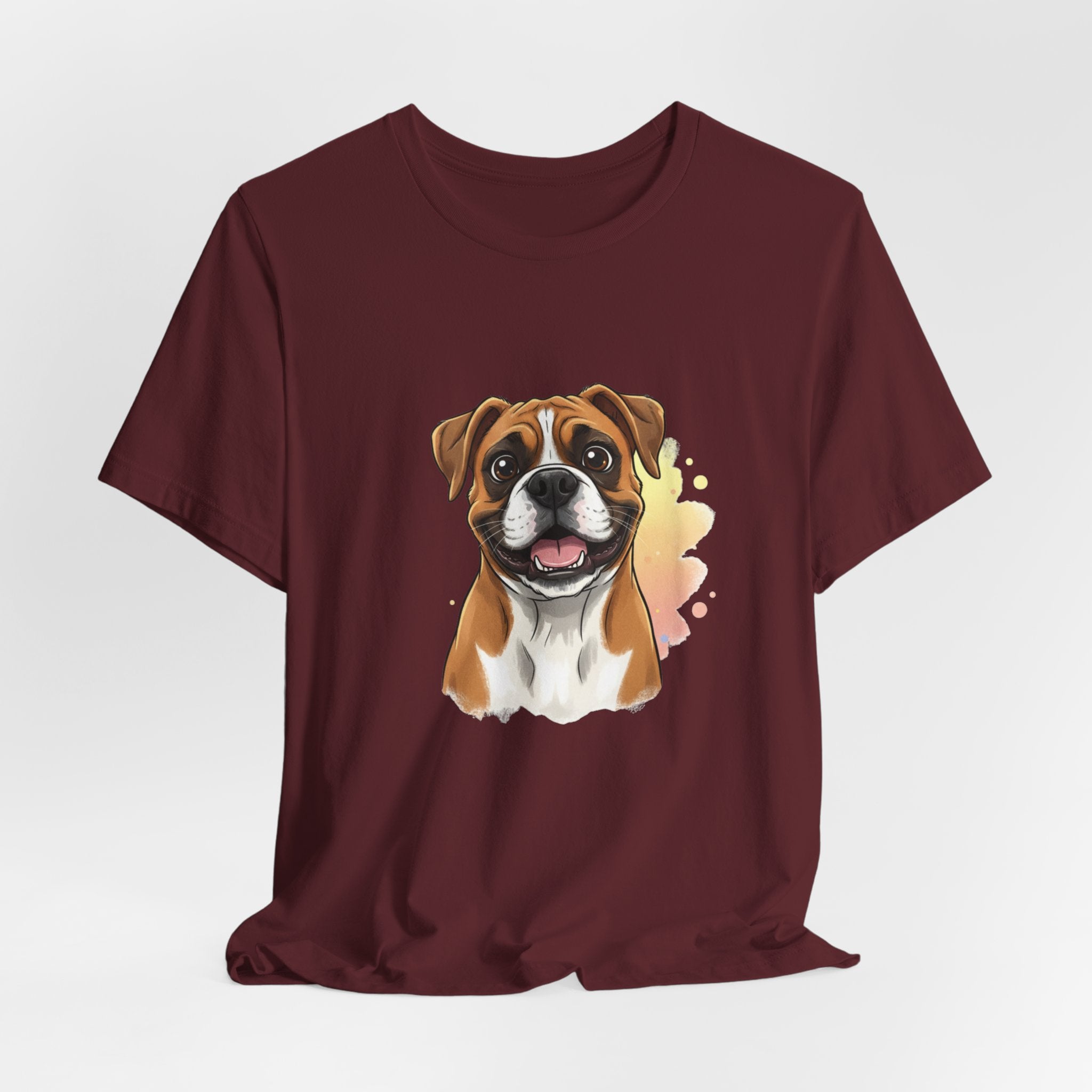 Boxer Dog T-Shirt — Cute Happy Boxer Portrait Tee