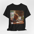 Capybara Receptionist — Cute Capybara Office Animal Illustration T-Shirt