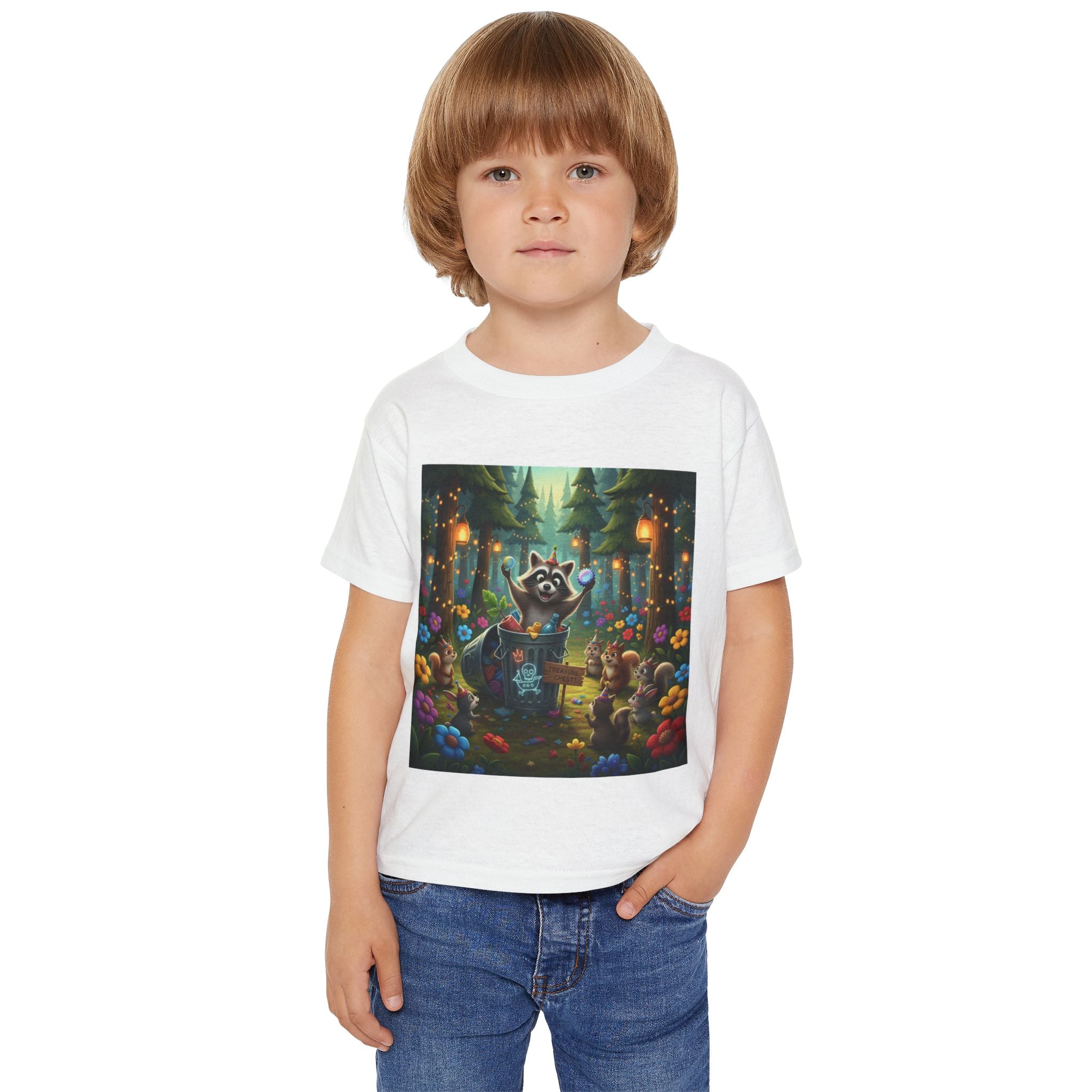 Hulabuloo — Raccoon — Forest Party Toddler T-Shirt