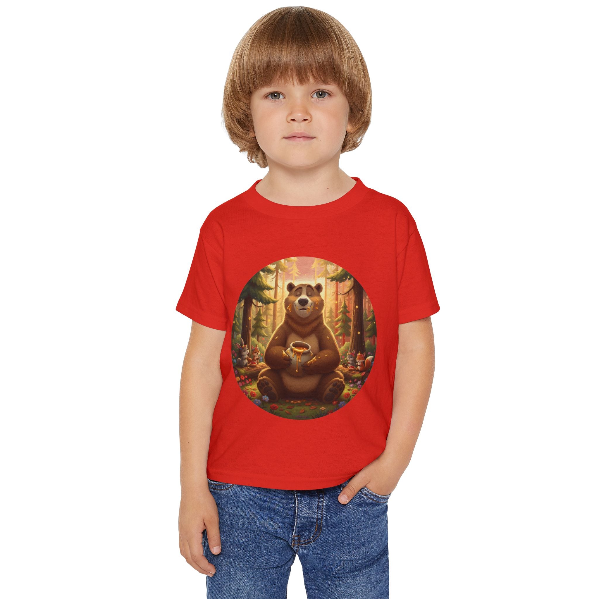 Hulabuloo — Bear — Forest Party Toddler T-Shirt