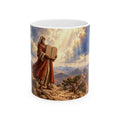 Hulabuloo — Moses Ten Commandments — Bible Ceramic Mug