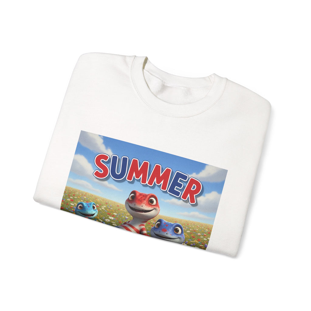 Lizard Family Summer Crewneck Sweatshirt