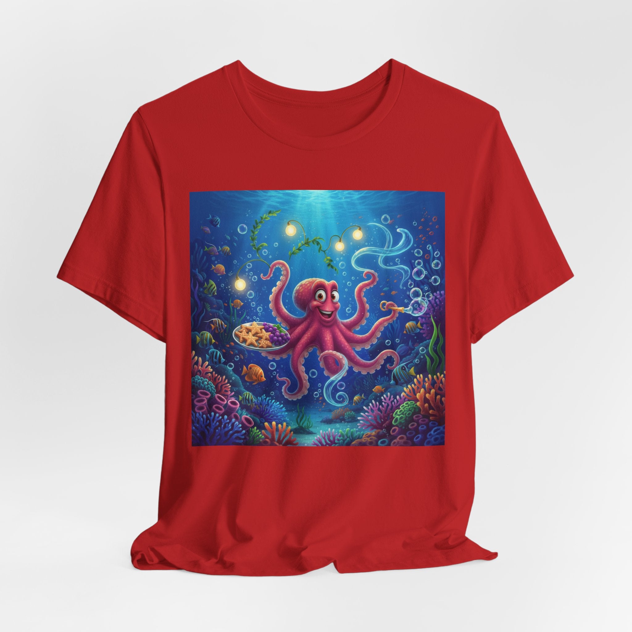 Octopus Ocean Tee — Colorful Underwater Sea Life T-Shirt
