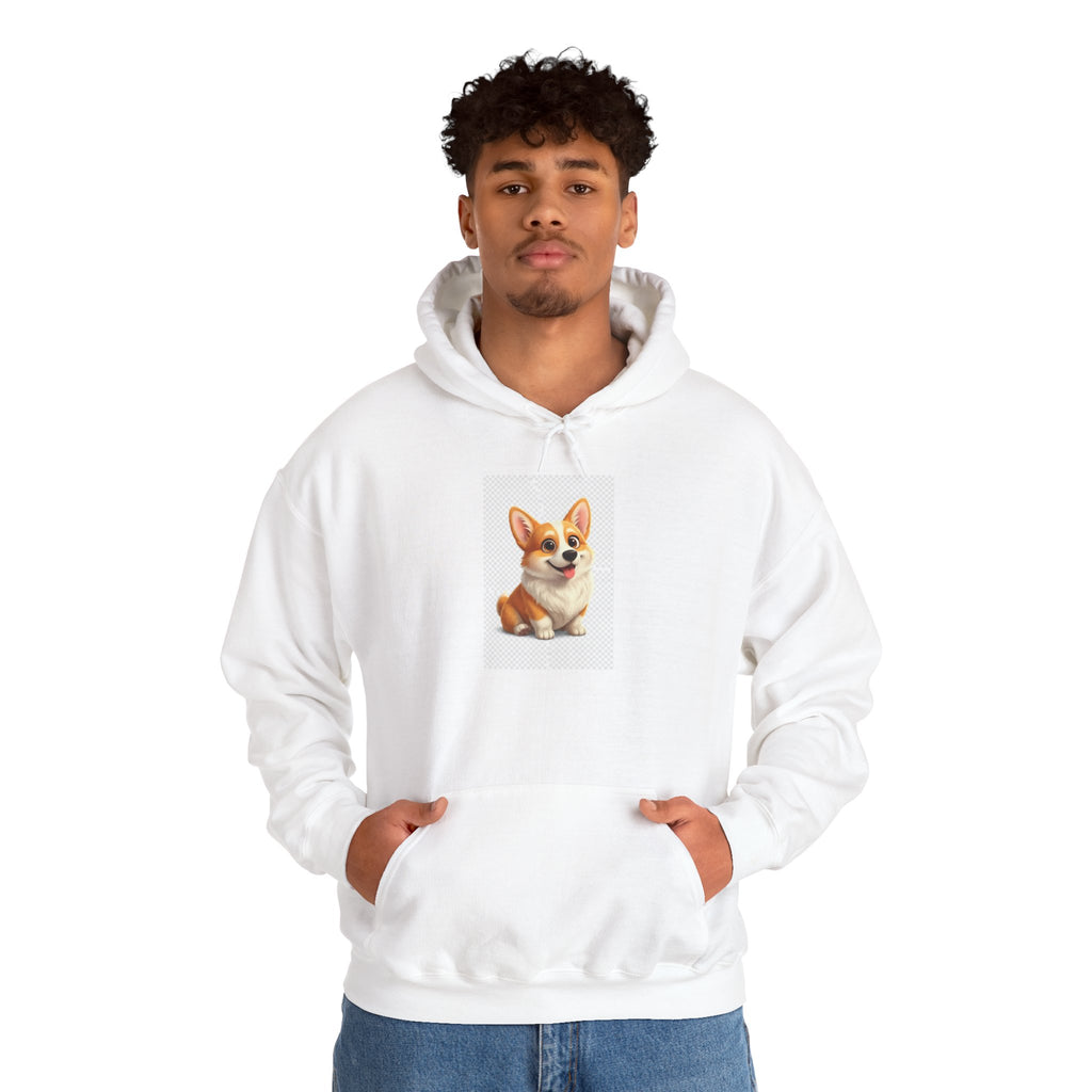 Corgi Puppy Cute Graphic Hoodie — Cozy Dog Lover Sweatshirt