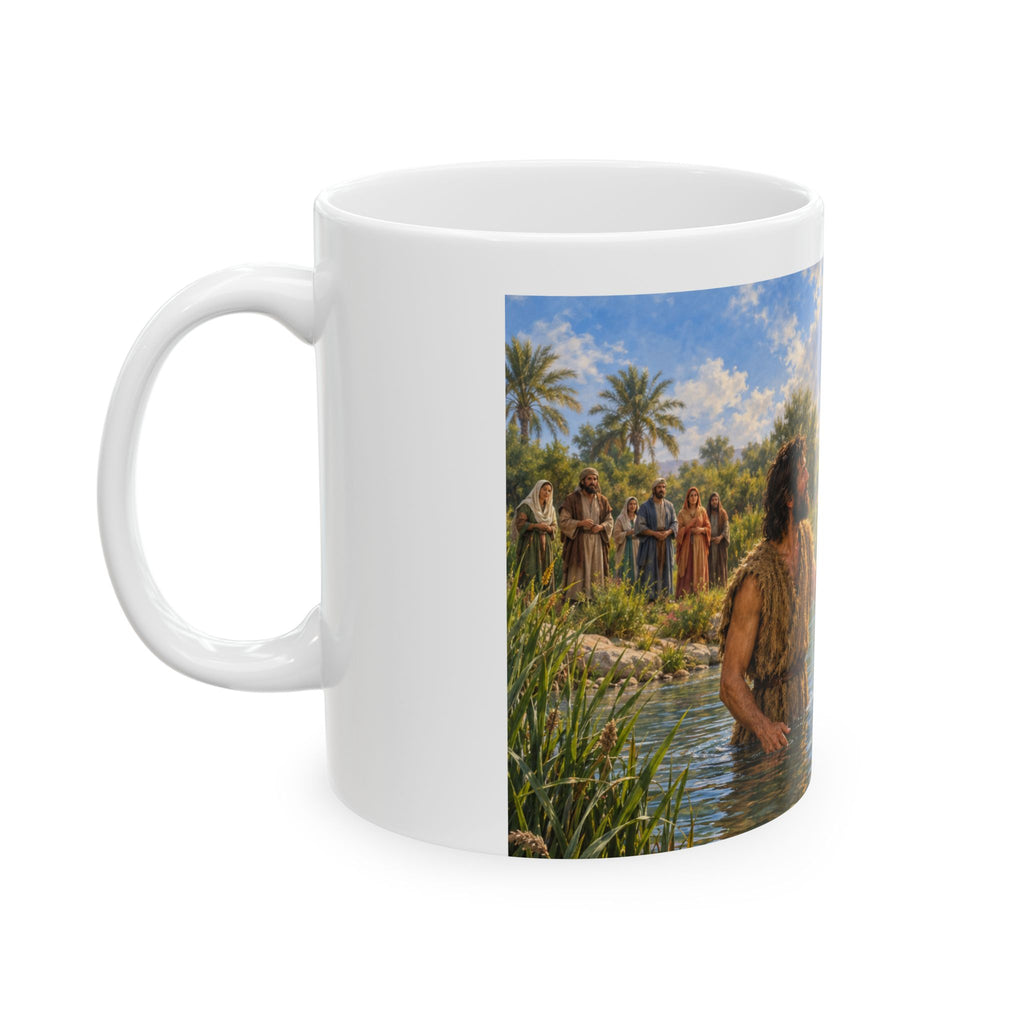 Hulabuloo — Baptism of Jesus — Bible Ceramic Mug