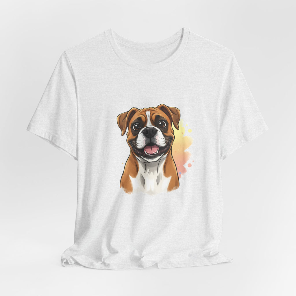 Boxer Dog T-Shirt — Cute Happy Boxer Portrait Tee