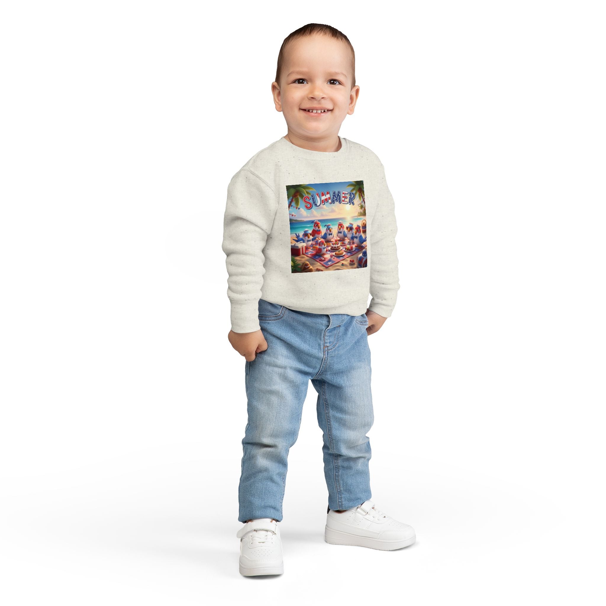 Tweets Beach ‘Summer’ Toddler Sweatshirt