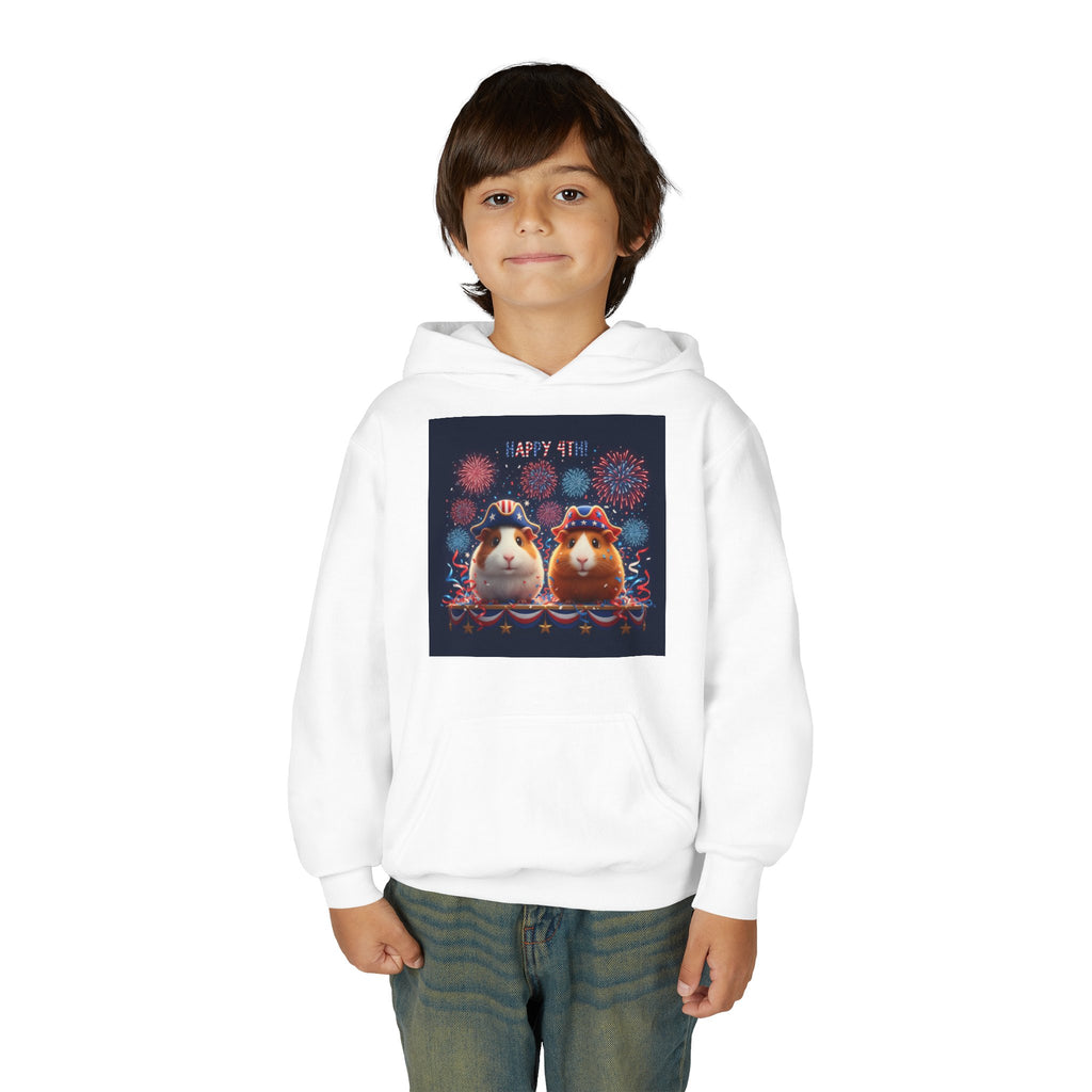 Guinea Pigs — Patriotic Fireworks — Youth Hoodie